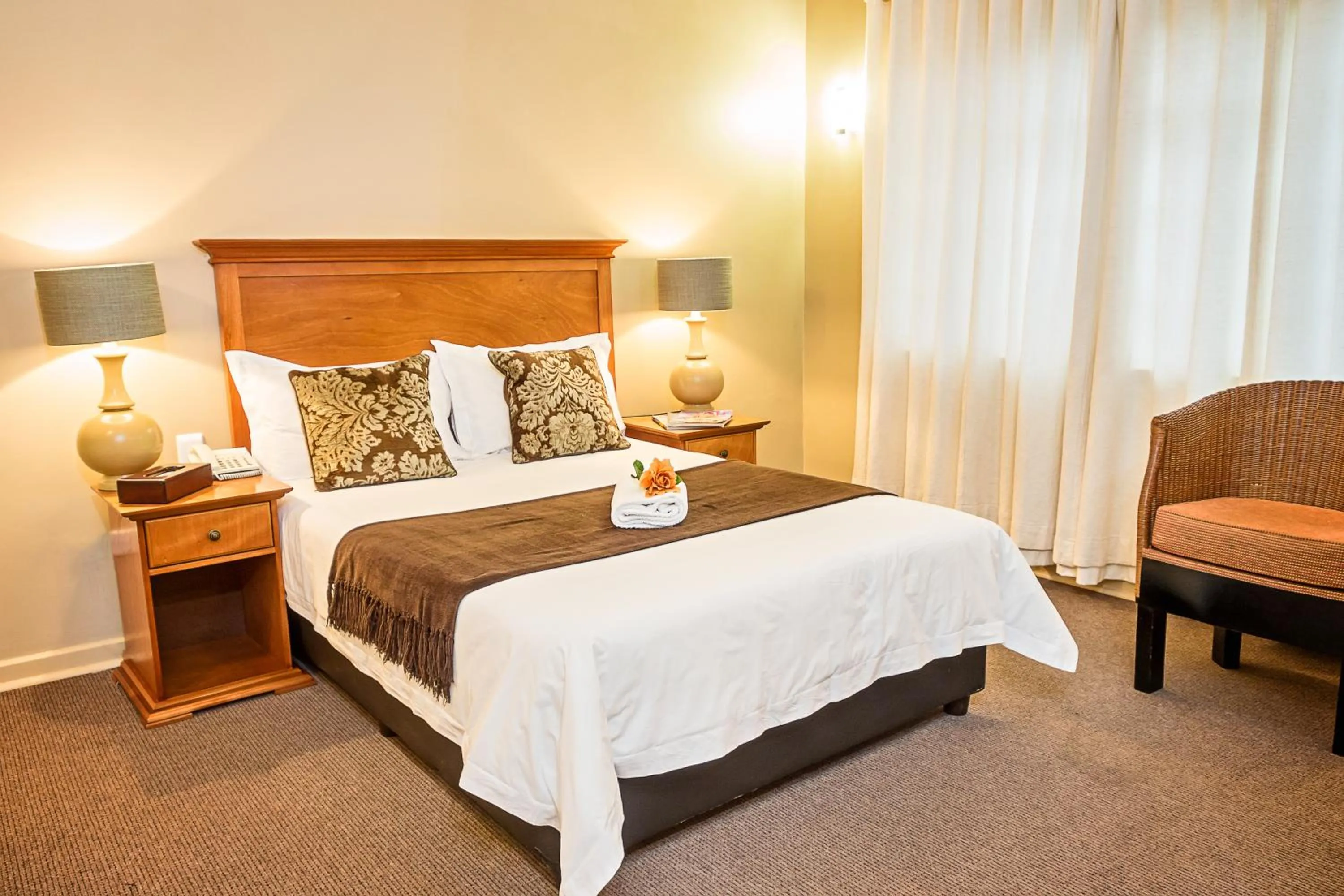 Bed in Nolangeni Hotel