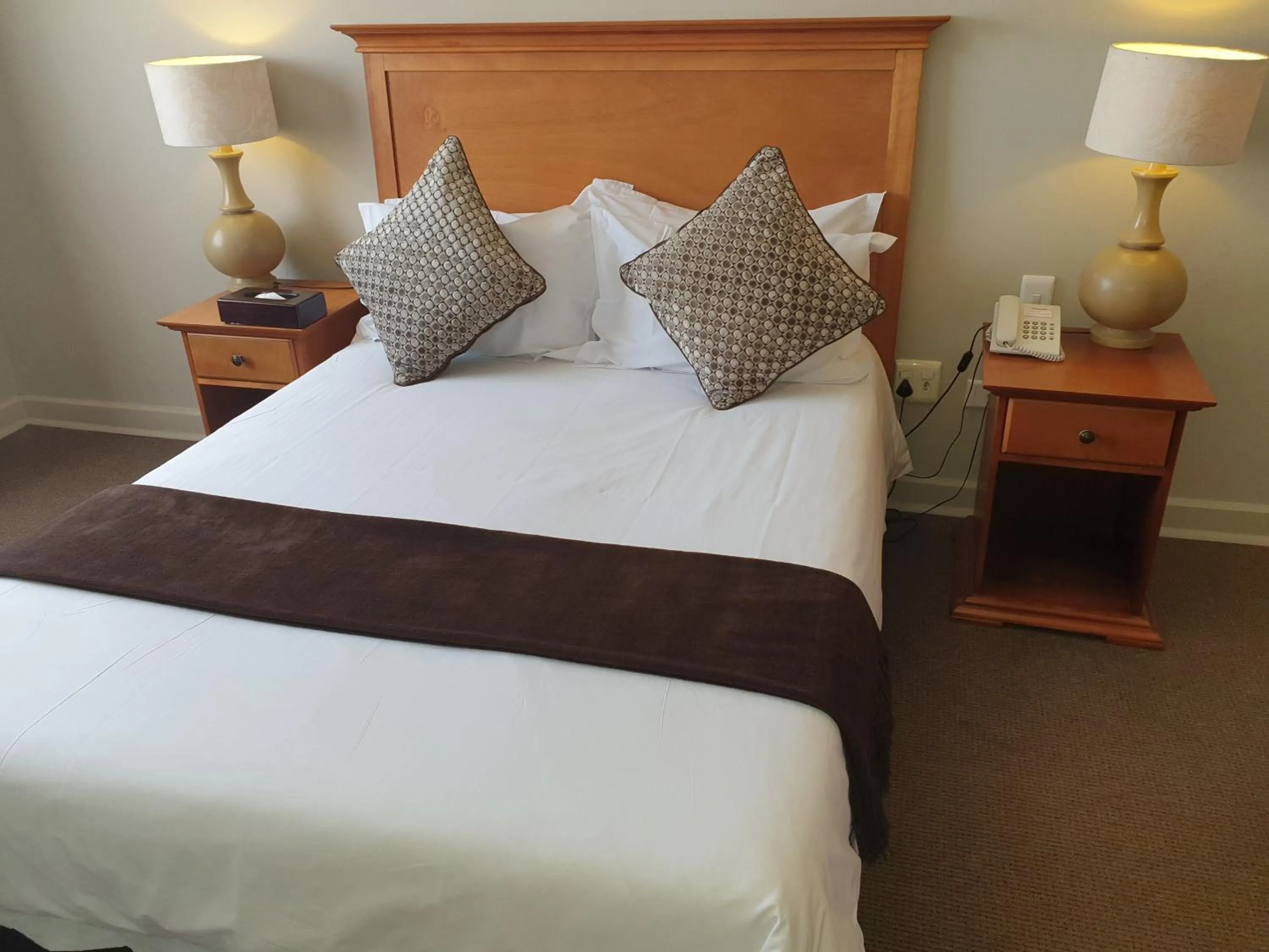 Bed in Nolangeni Hotel