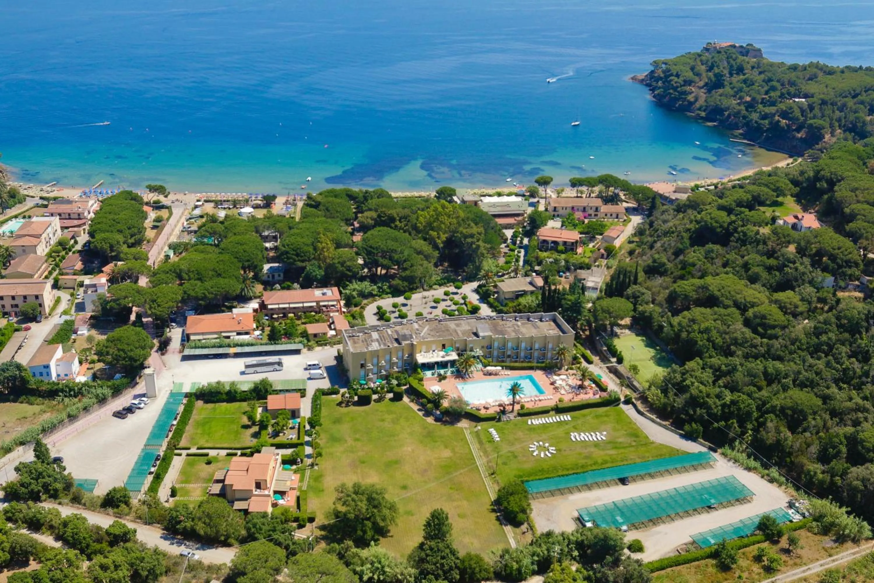 Bird's eye view in Hotel Anfora