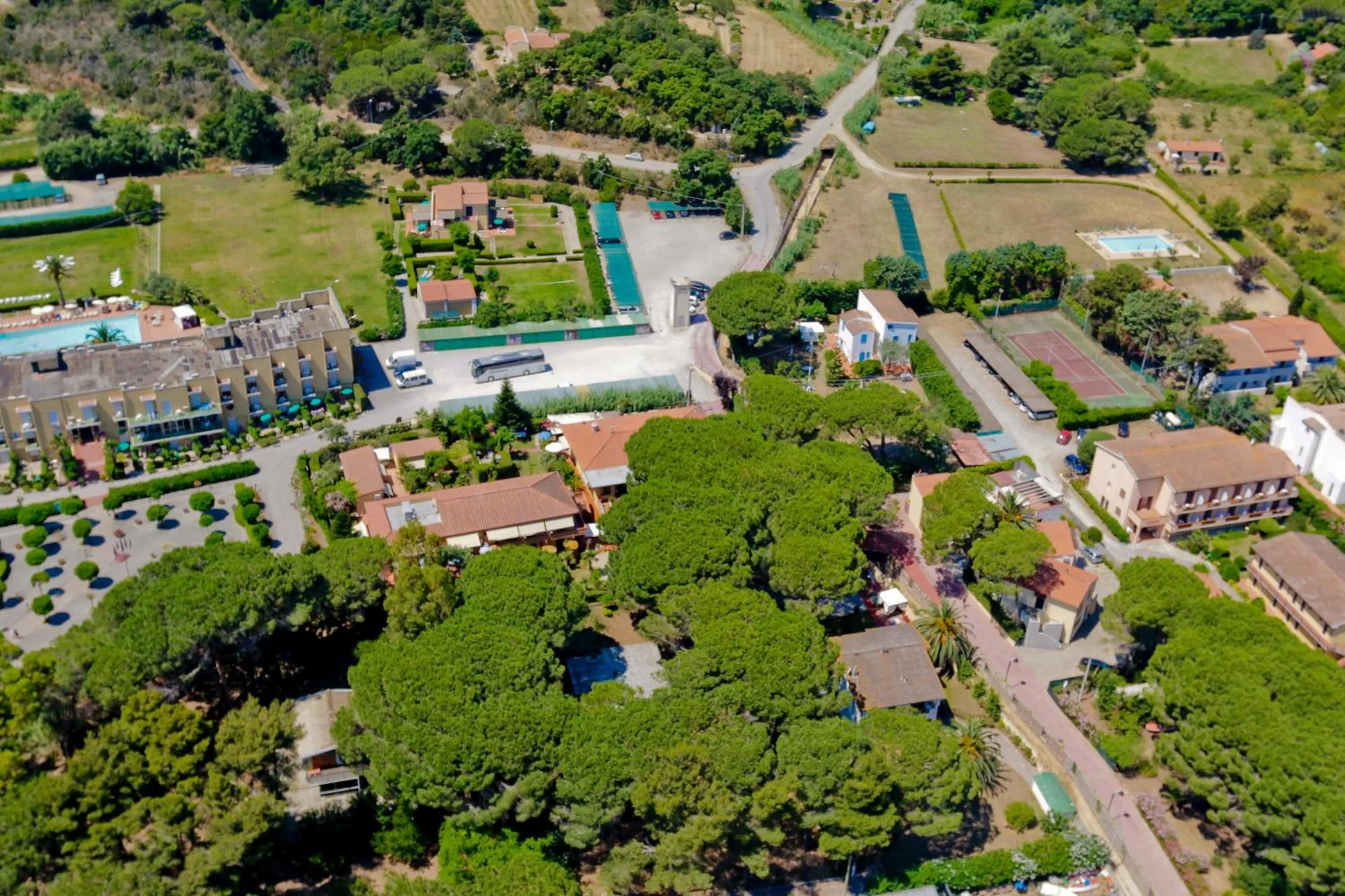 Bird's eye view in Hotel Anfora