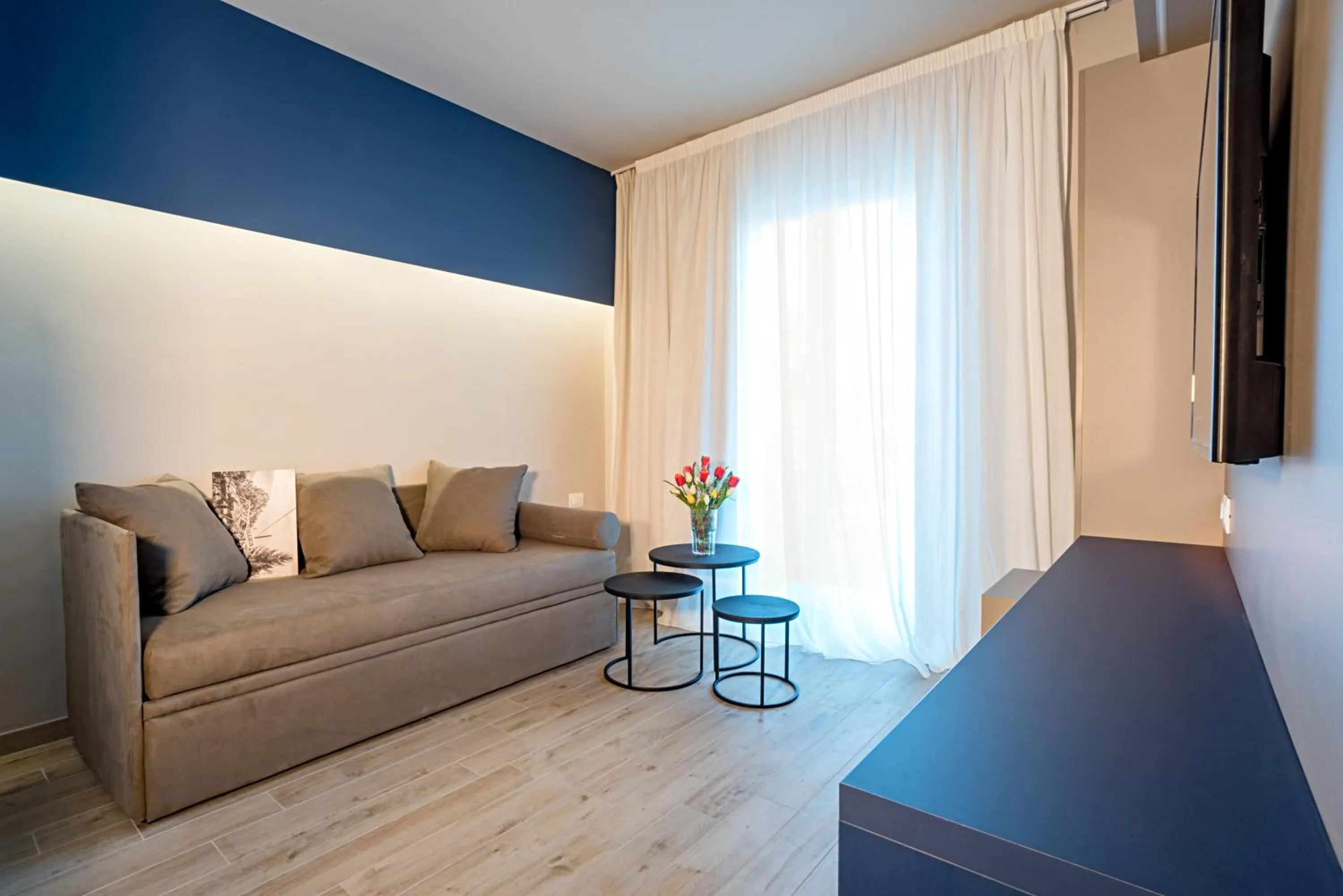 Bed in Family Hotel Relax