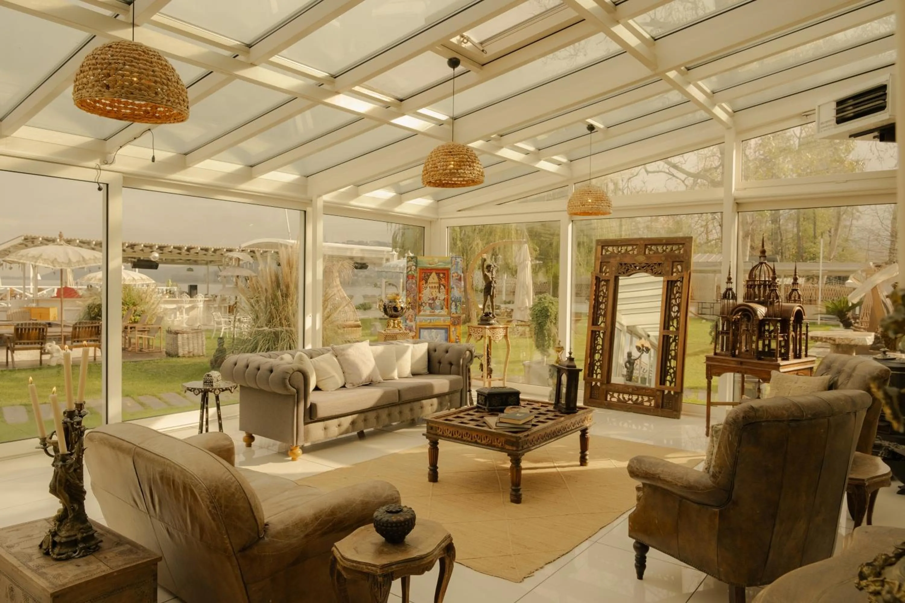 Seating area in Lale Hotel