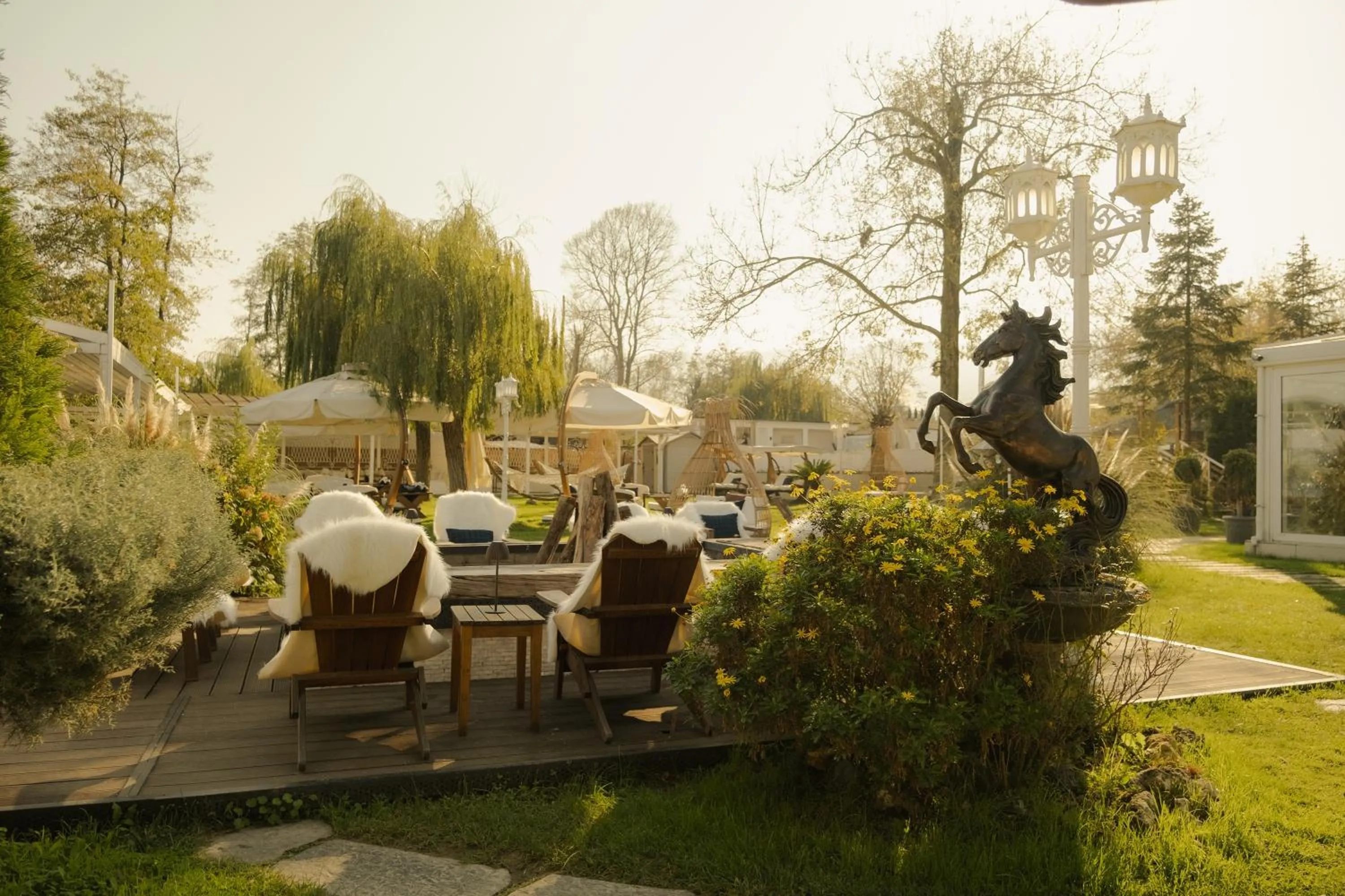 Garden view in Lale Hotel