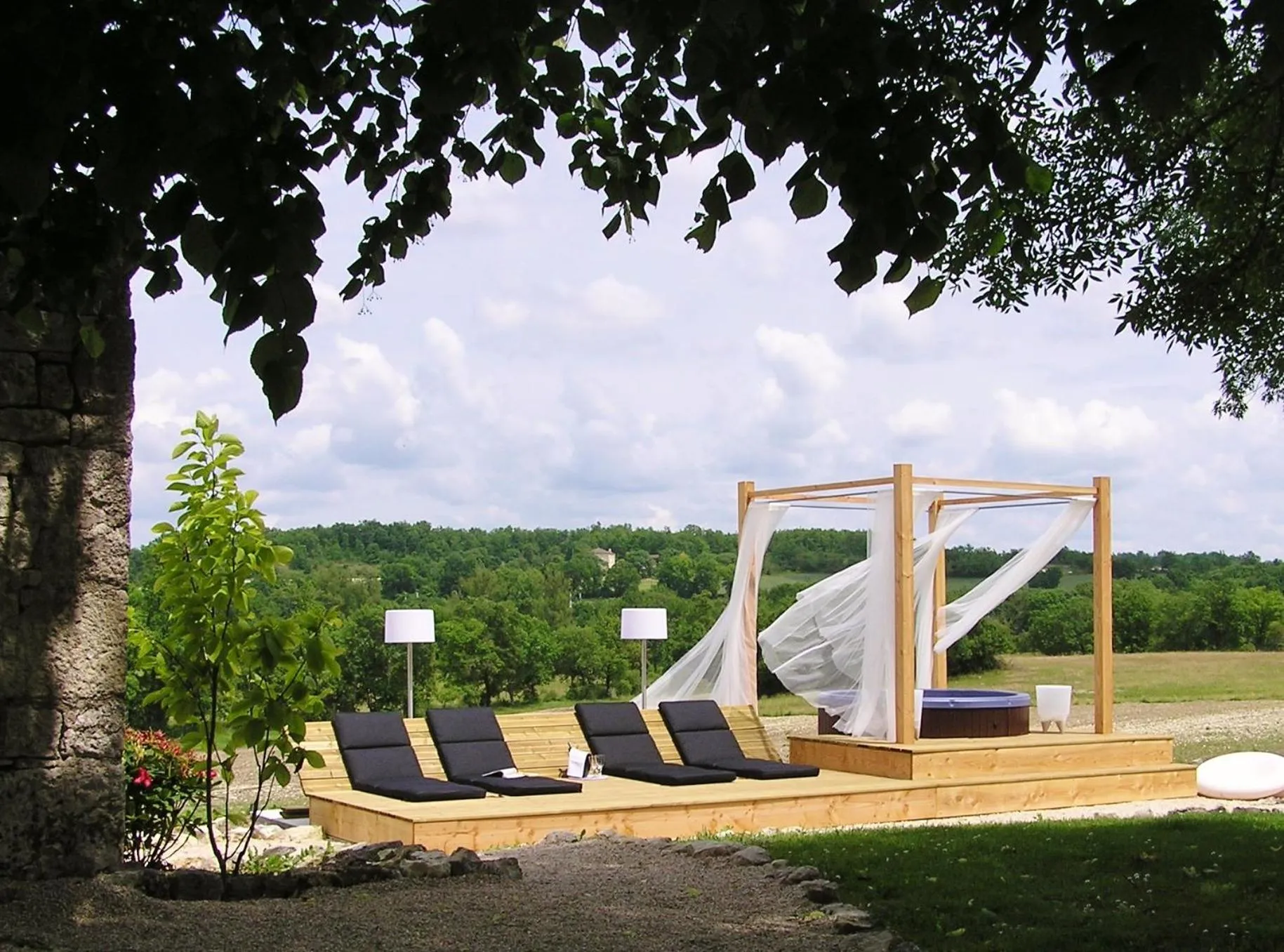 Natural landscape in Domaine de L'Isle Basse