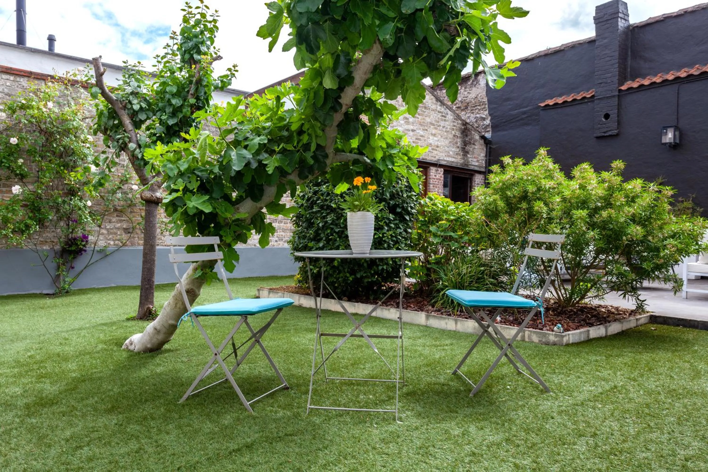 Garden in Boutique B&B The Townhouse