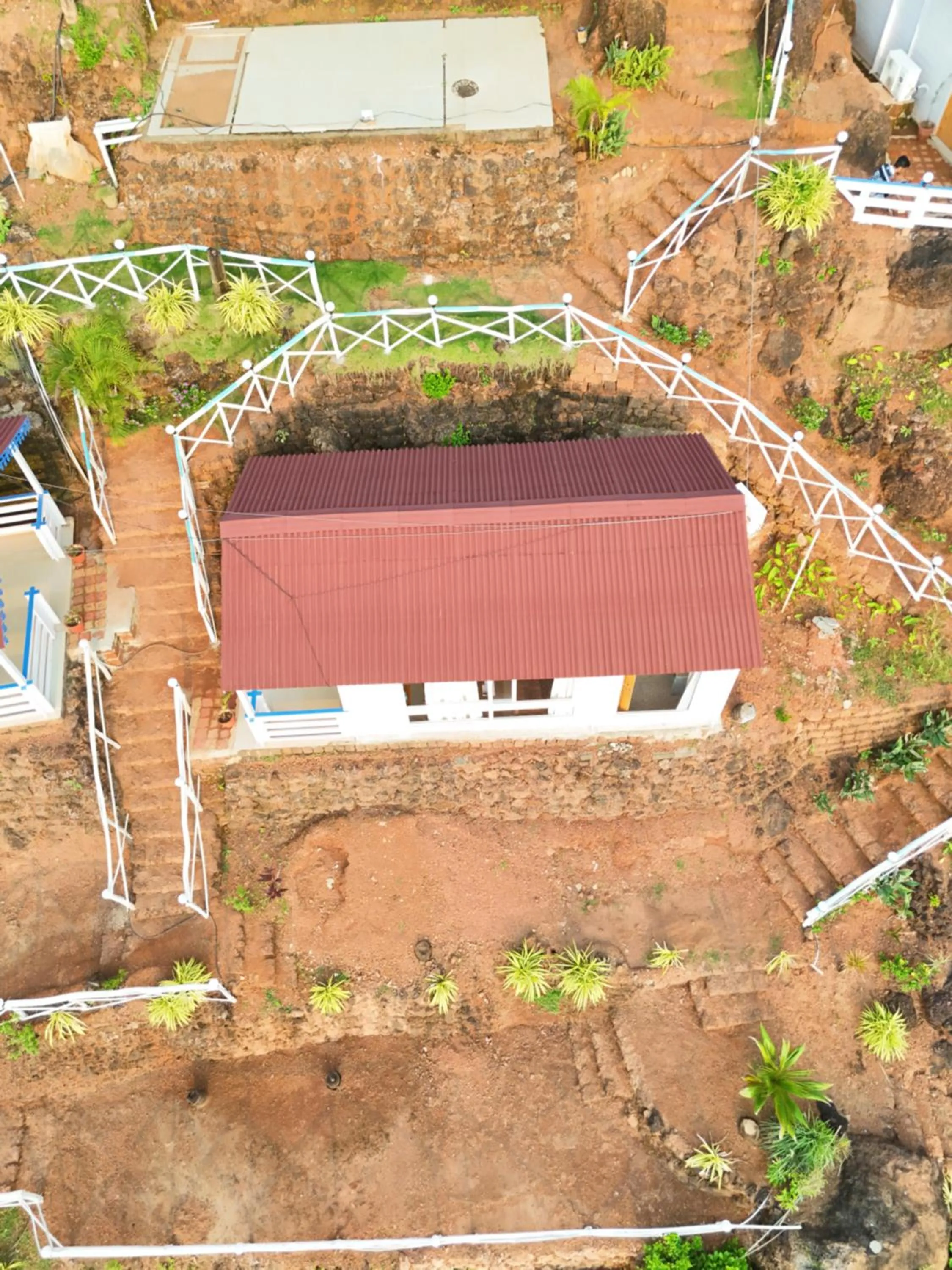 Bird's eye view in Red Crab Eco Resorts