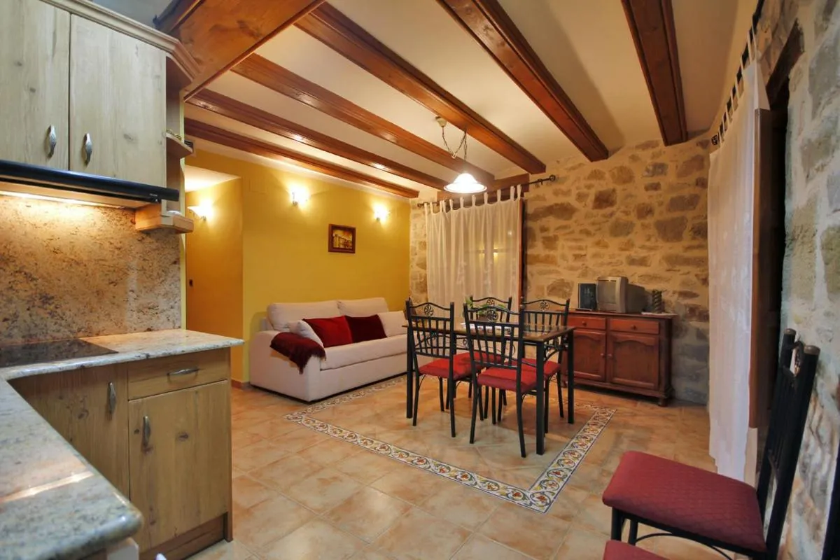 Kitchen or kitchenette in Apartamentos Santa Agueda