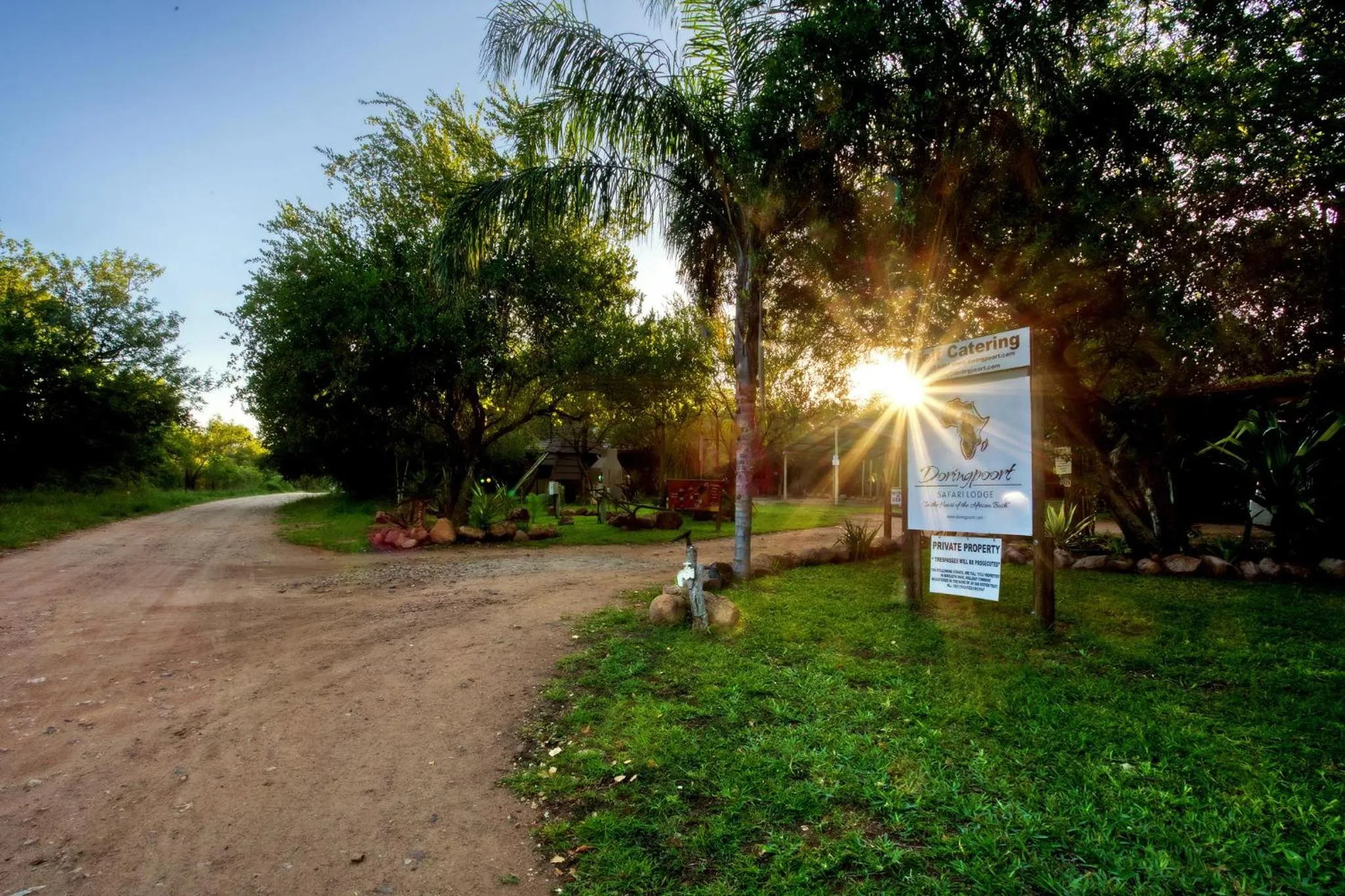 Garden in Doringpoort Lodge
