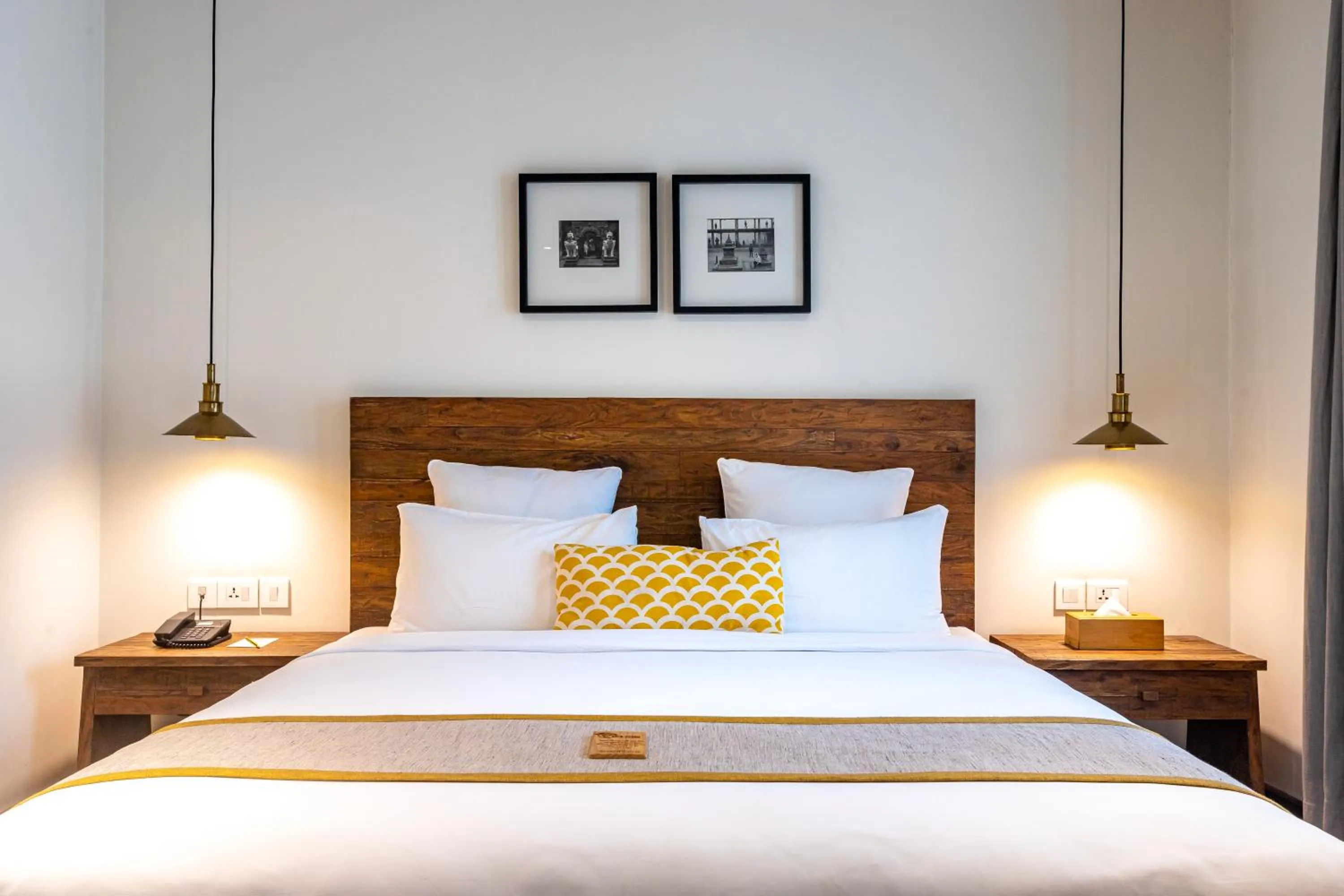 Bed in Hotel Roadhouse, Thamel, Kathmandu- Contemporary Boutique