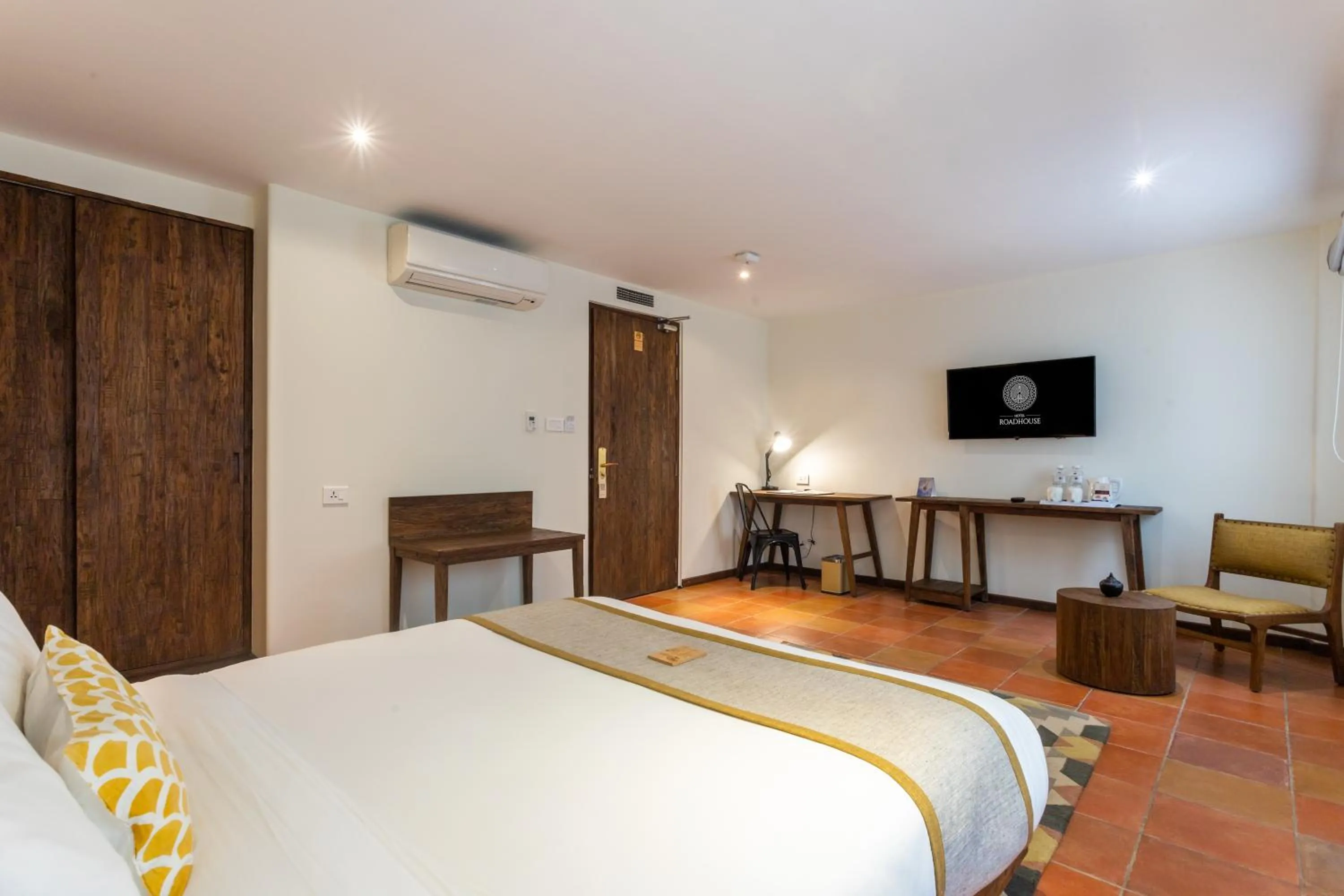 Bed in Hotel Roadhouse, Thamel, Kathmandu- Contemporary Boutique