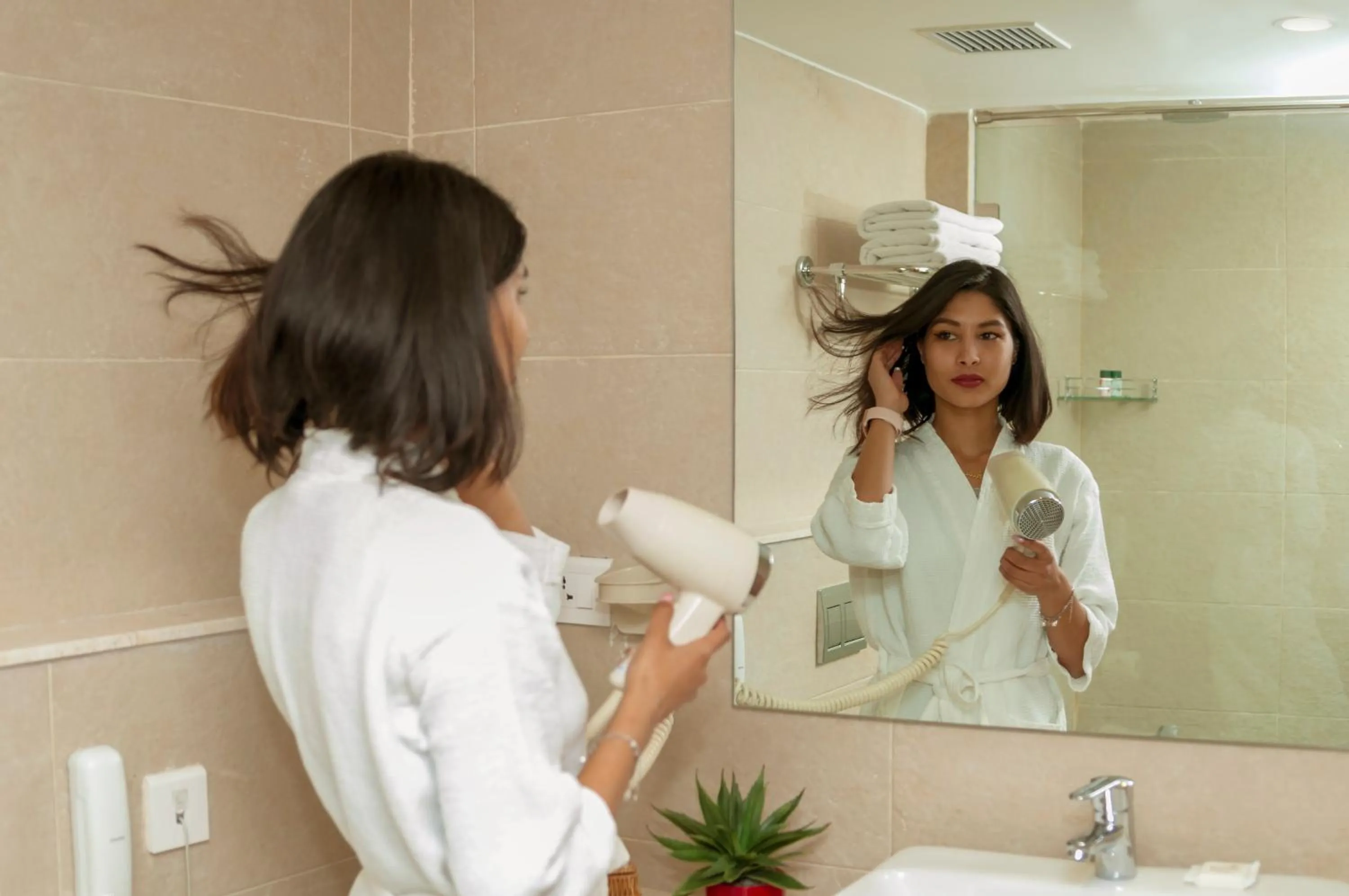 Bathroom in Hotel Roadhouse, Thamel, Kathmandu- Contemporary Boutique
