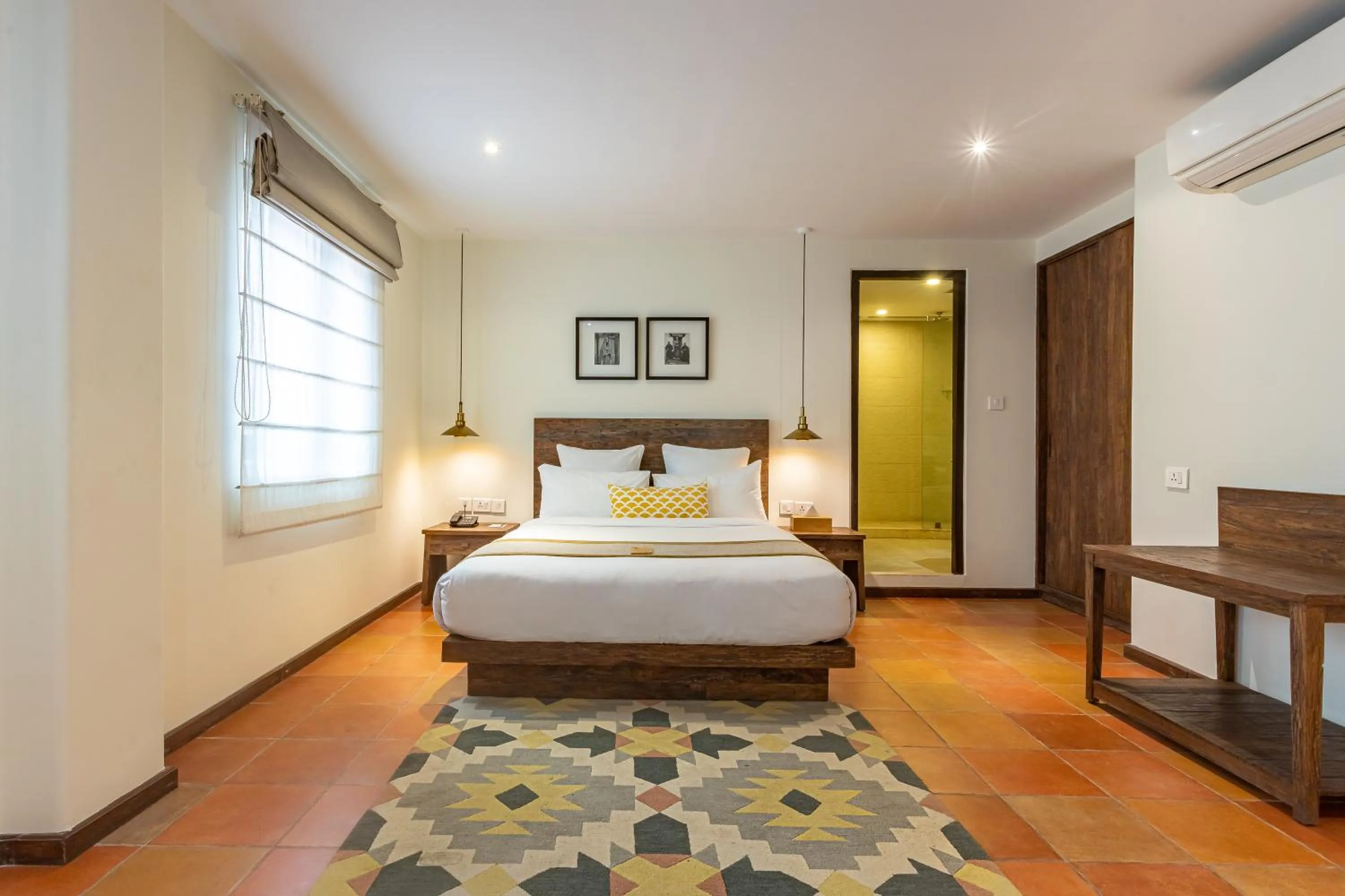 Bed in Hotel Roadhouse, Thamel, Kathmandu- Contemporary Boutique