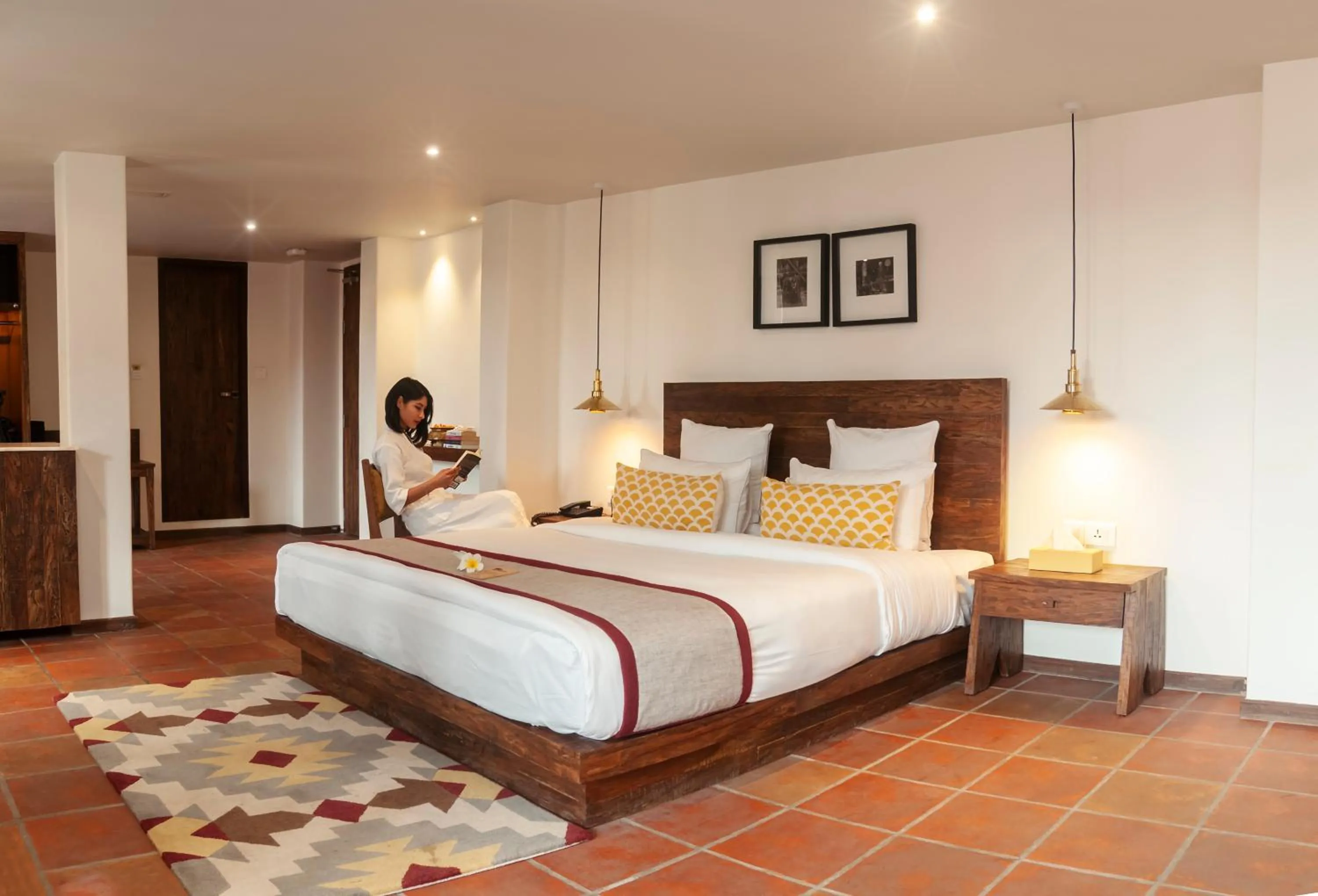 Photo of the whole room, Bed in Hotel Roadhouse, Thamel, Kathmandu- Contemporary Boutique