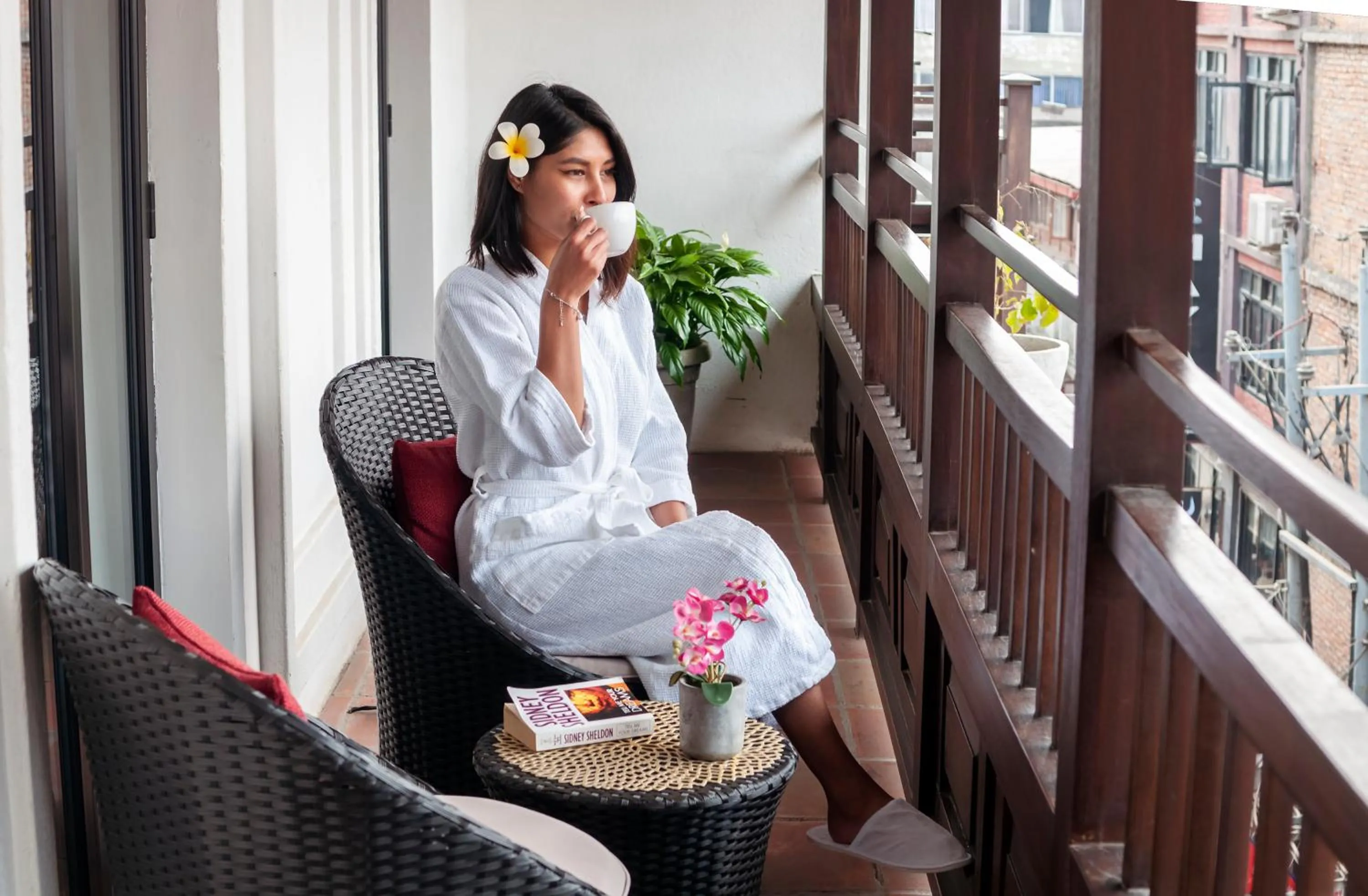 Balcony/Terrace in Hotel Roadhouse, Thamel, Kathmandu- Contemporary Boutique