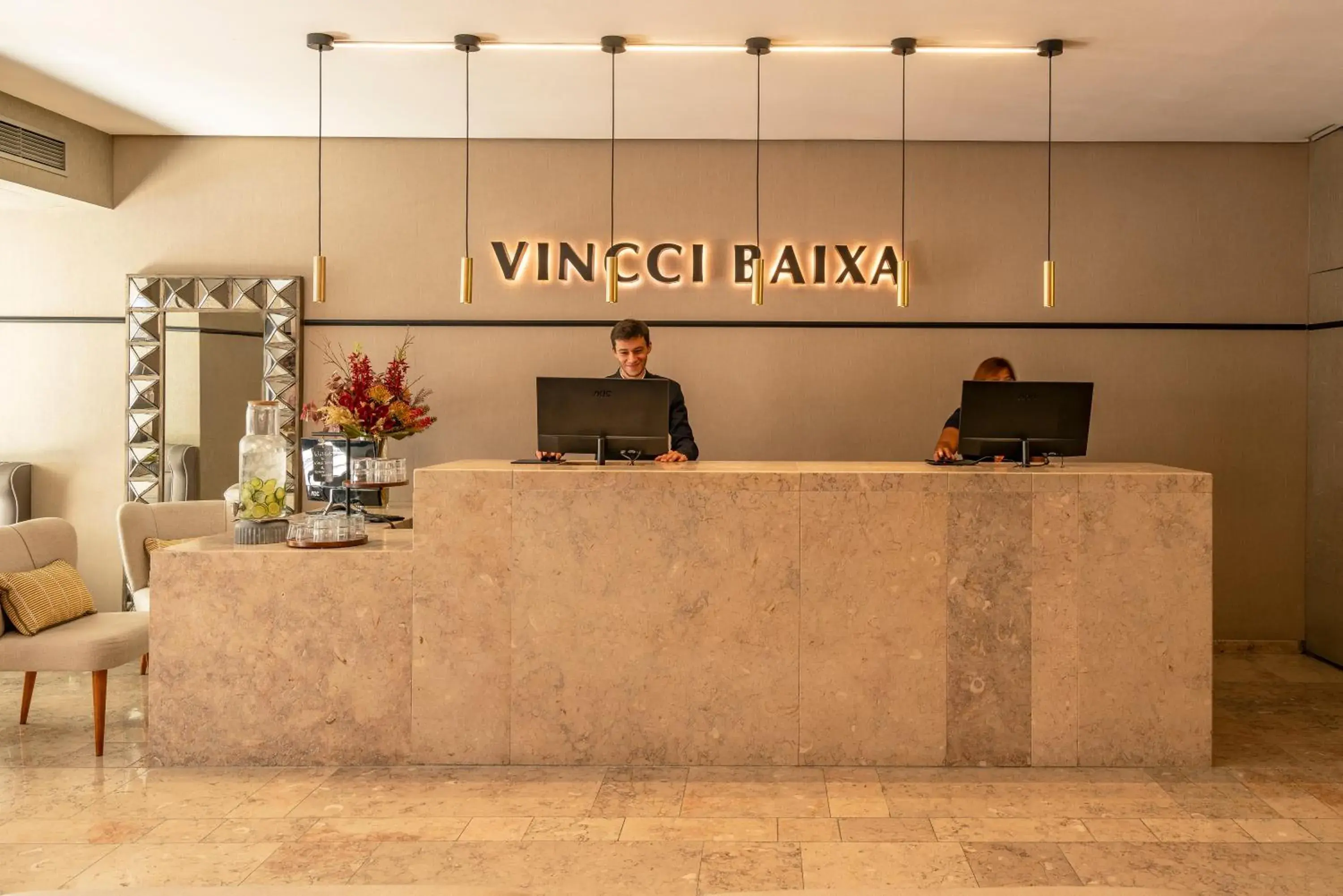 Lobby or reception in Vincci Baixa Lobby or reception in Vincci Baixa