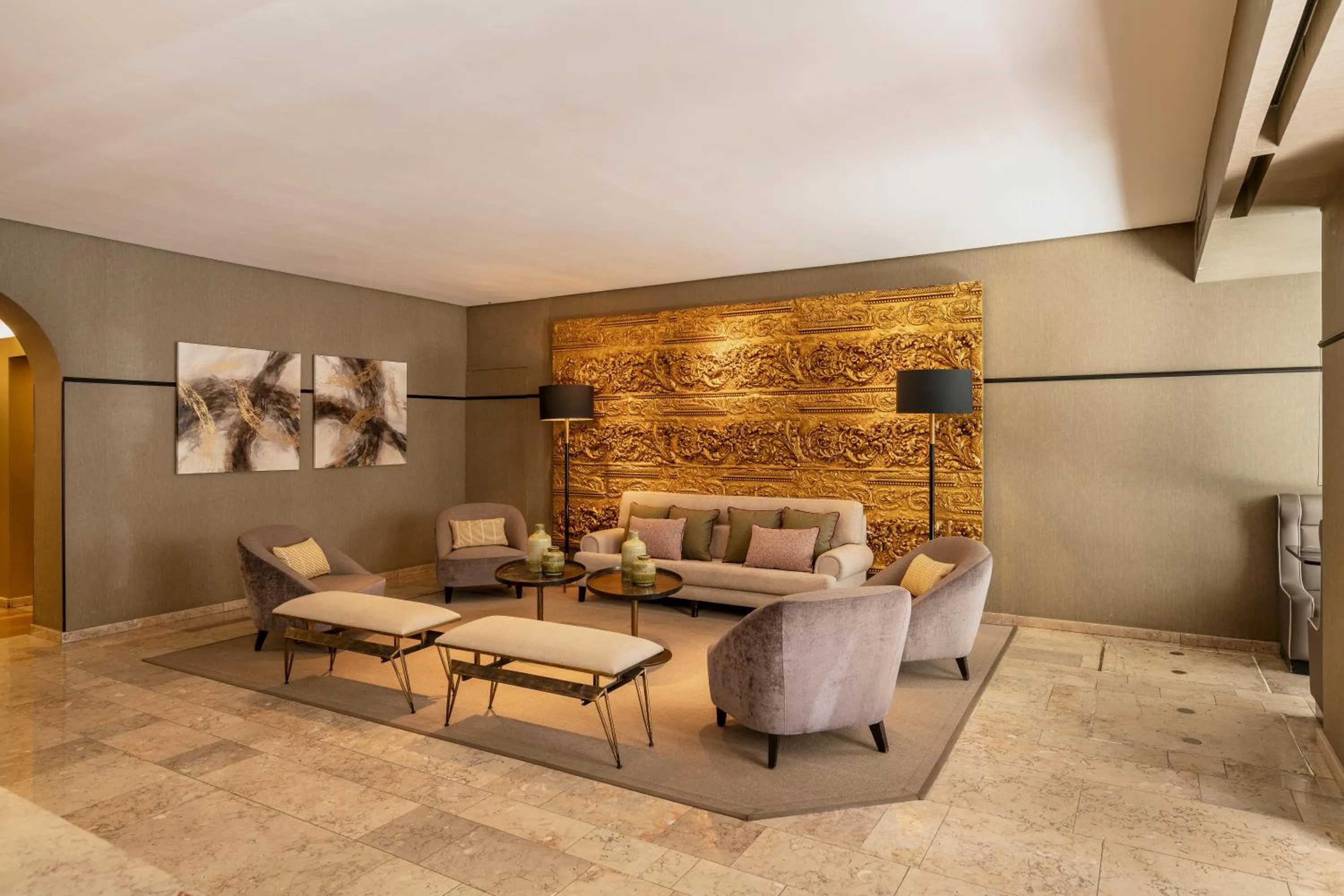 Lobby or reception in Vincci Baixa