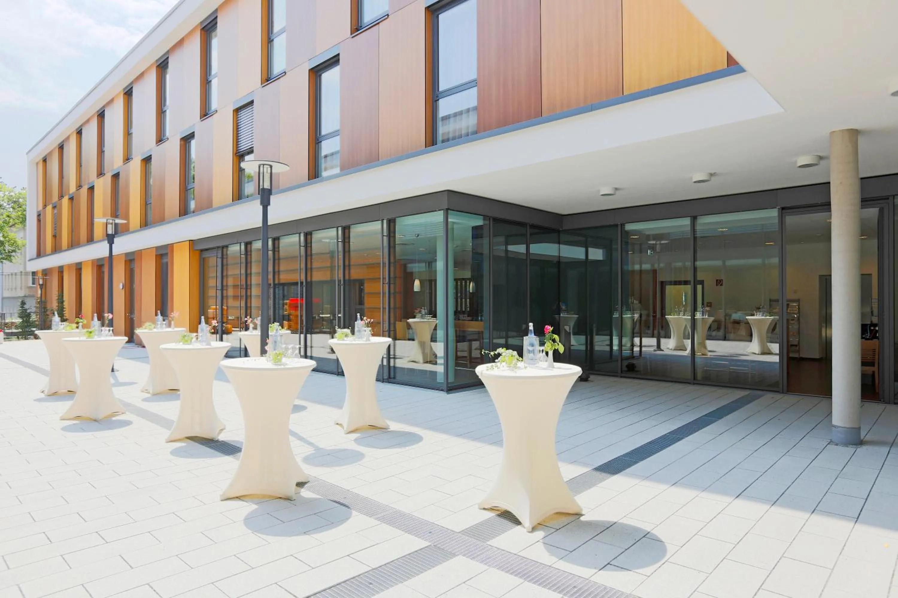 Patio in Hotel Franz