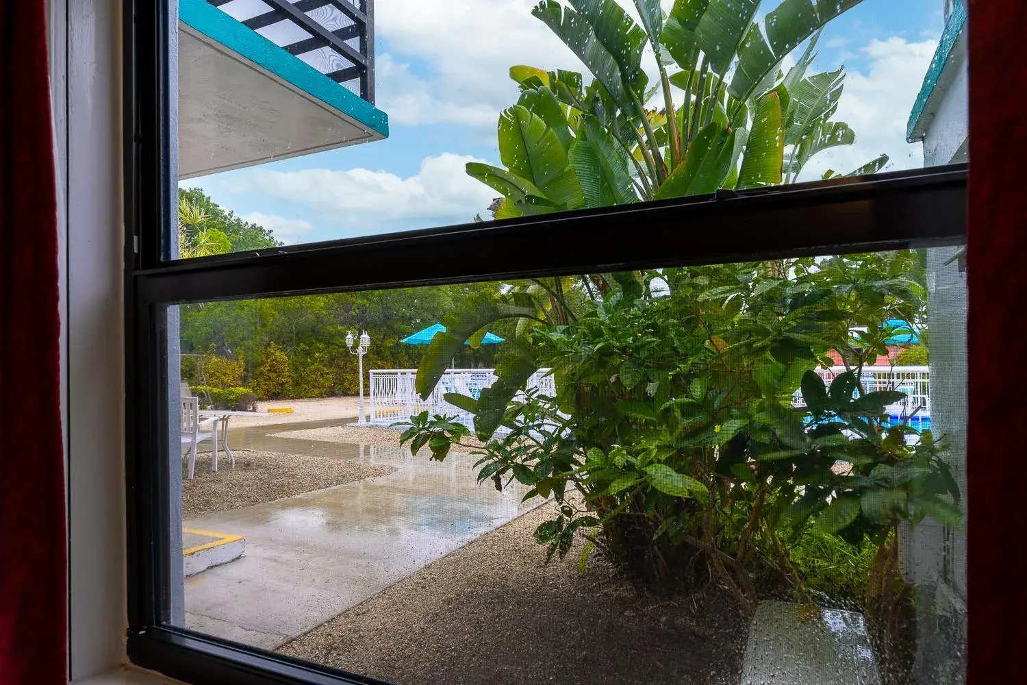 Pool view in Rock Reef Resort Pool view in Rock Reef Resort