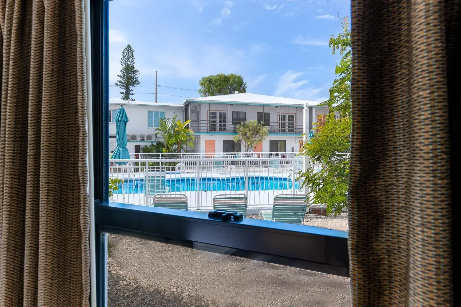 Pool view in Rock Reef Resort Pool view in Rock Reef Resort