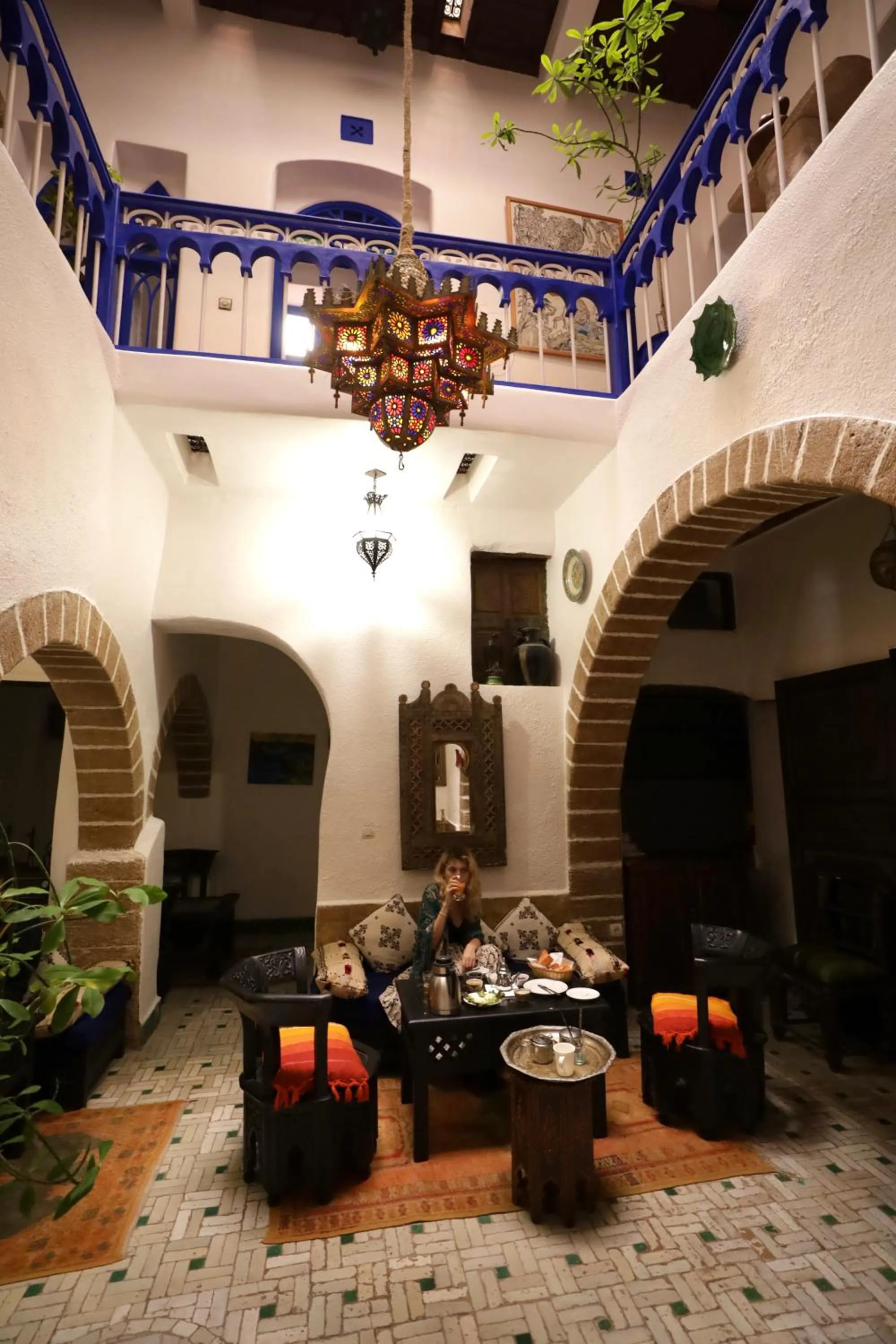Living room in Hotel Dar El Qdima