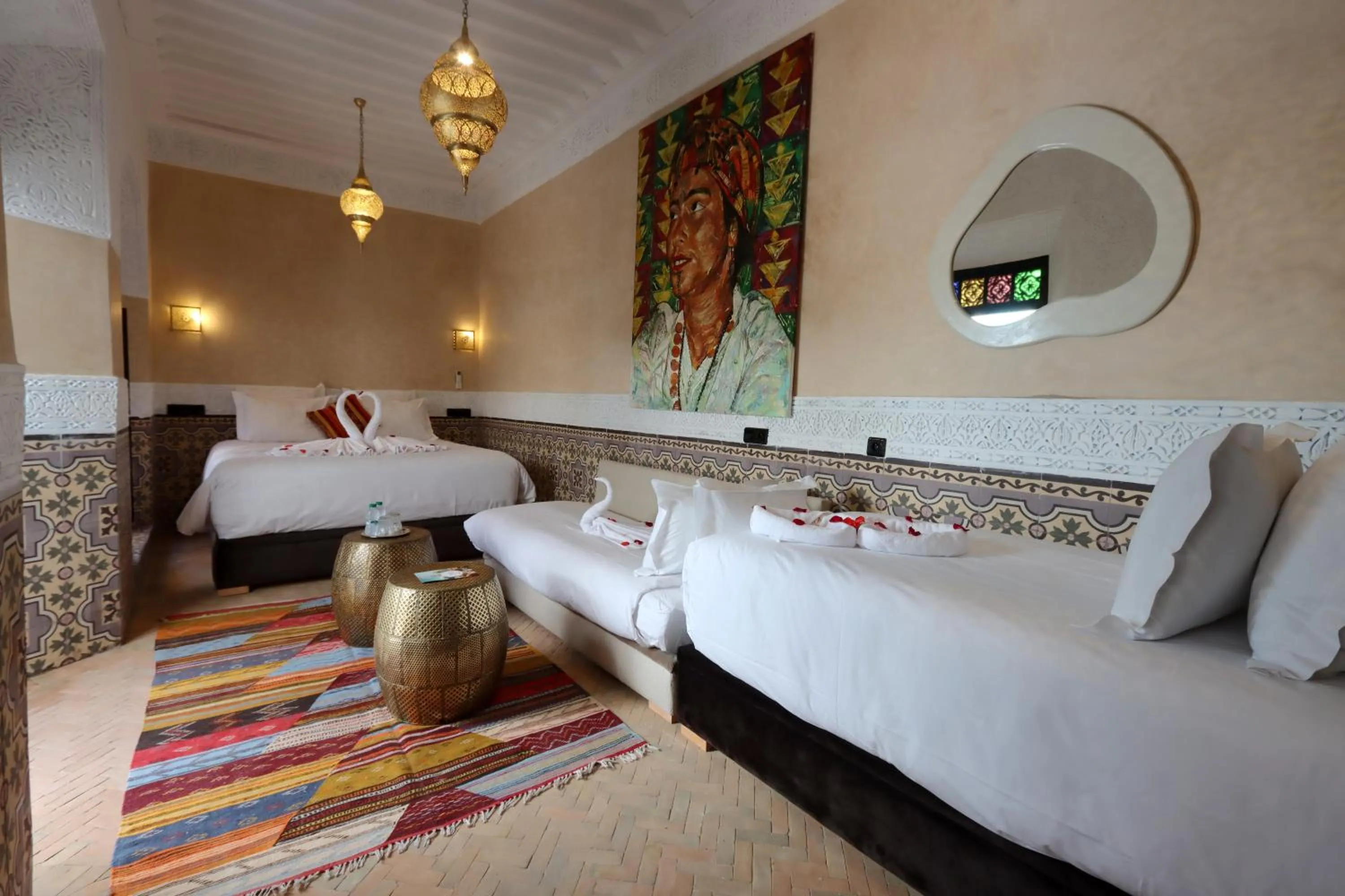 Comfort Quadruple Room - single occupancy in Riad Atlas Mejbar - Adults Only