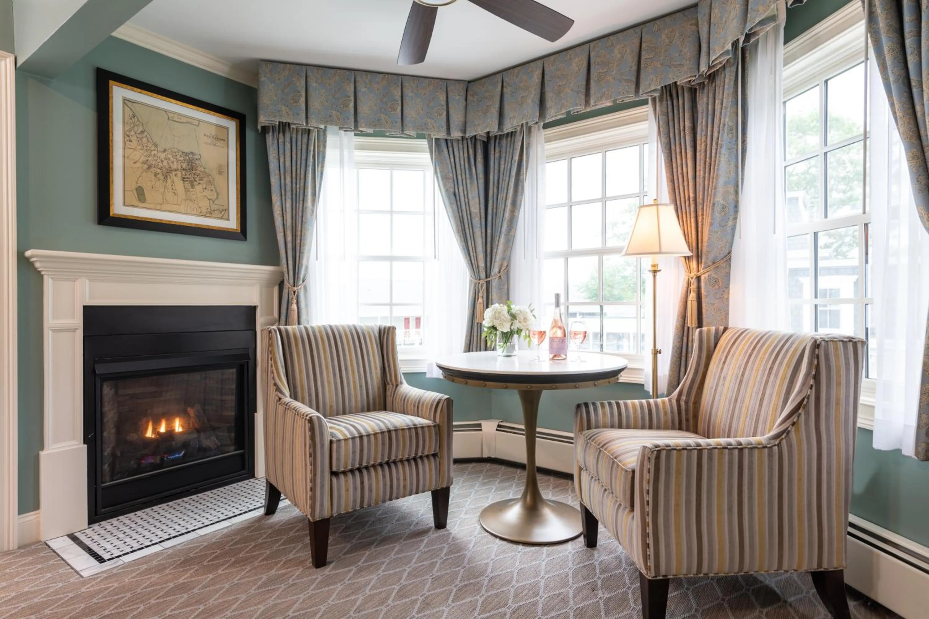 Seating area in Bar Harbor Inn and Spa