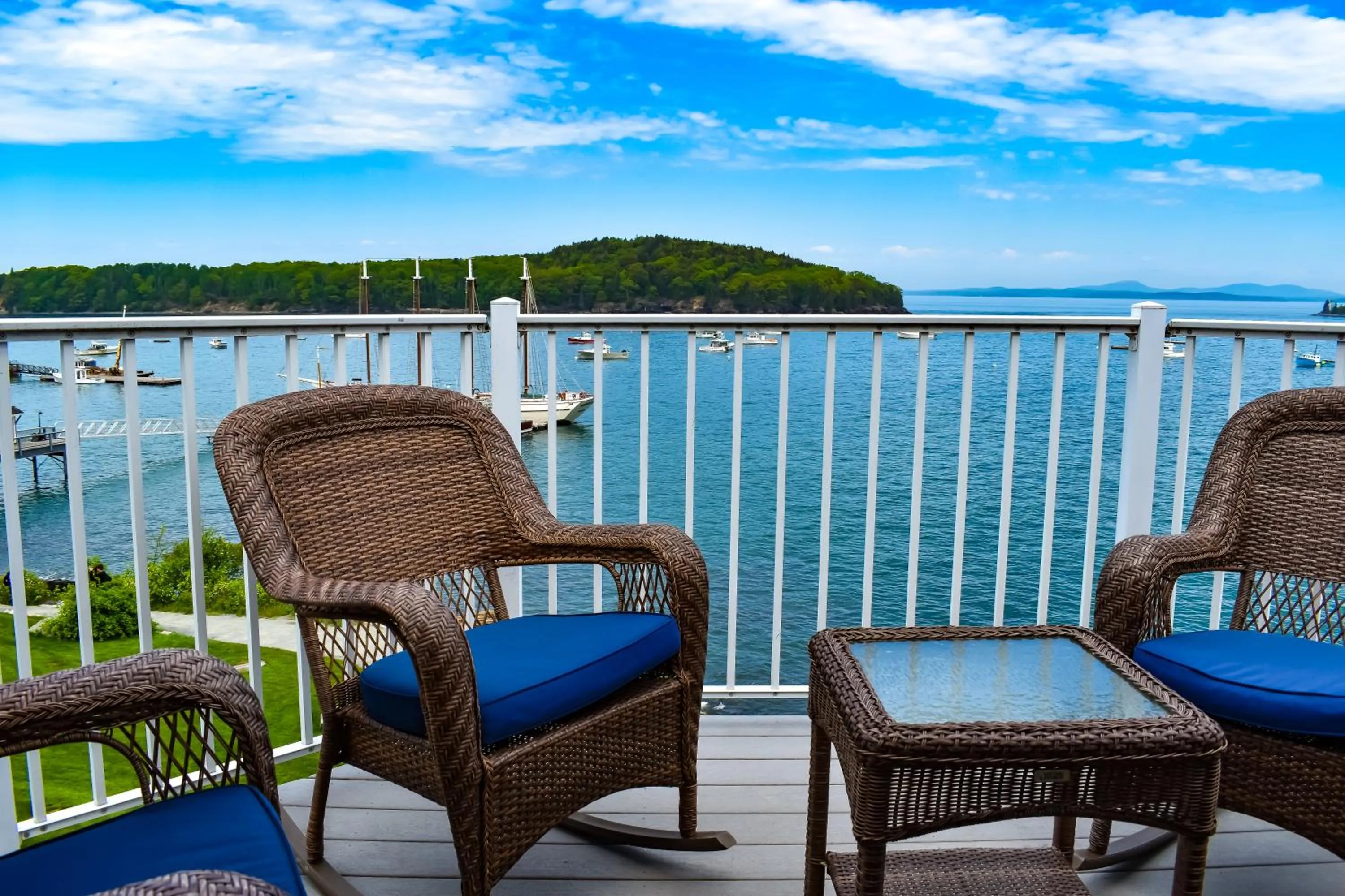 Balcony/Terrace in Bar Harbor Inn and Spa