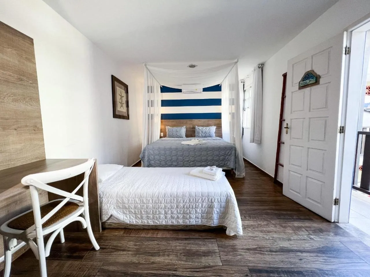 Bed in Pousada da Prainha