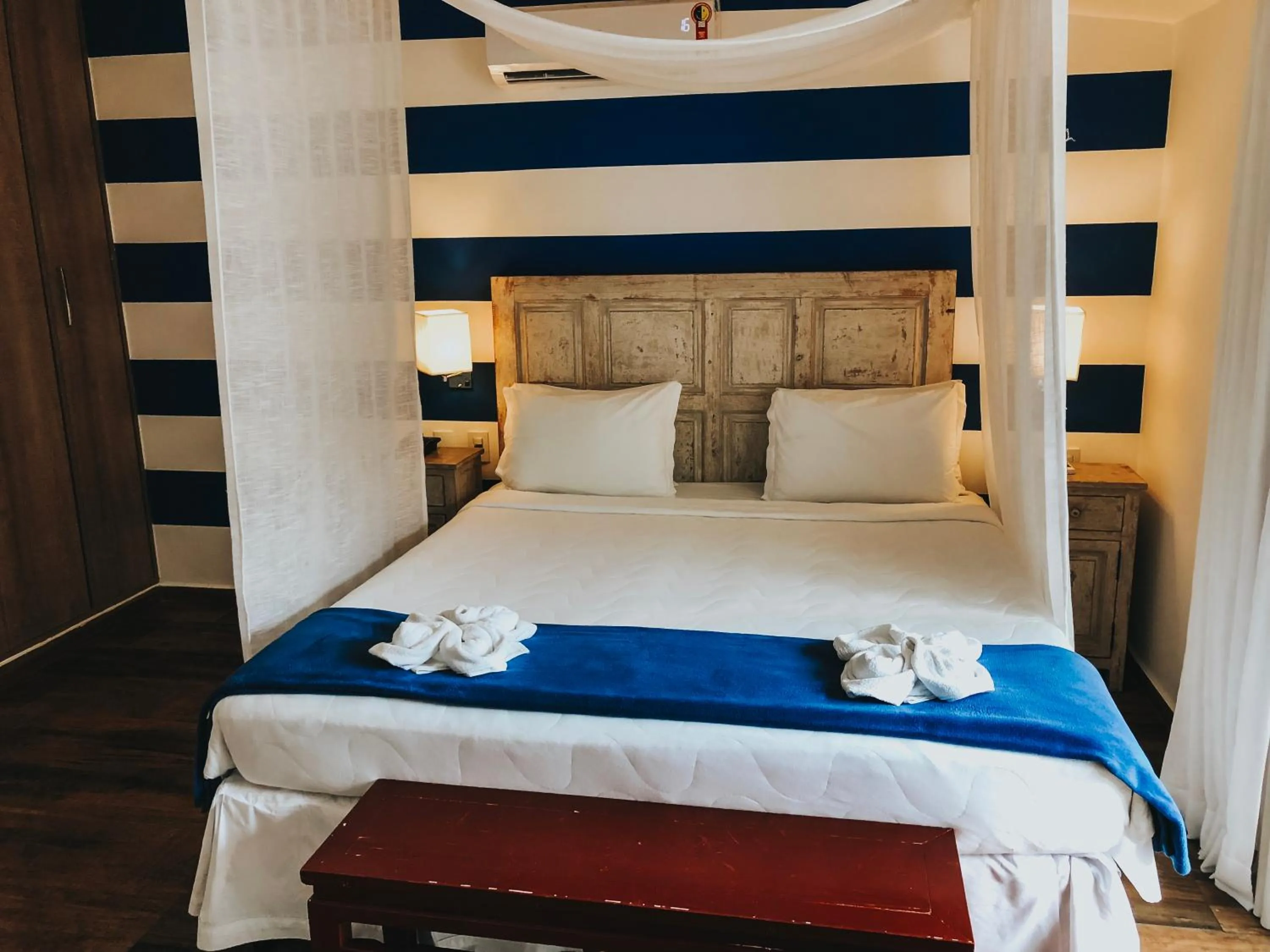 Bed in Pousada da Prainha