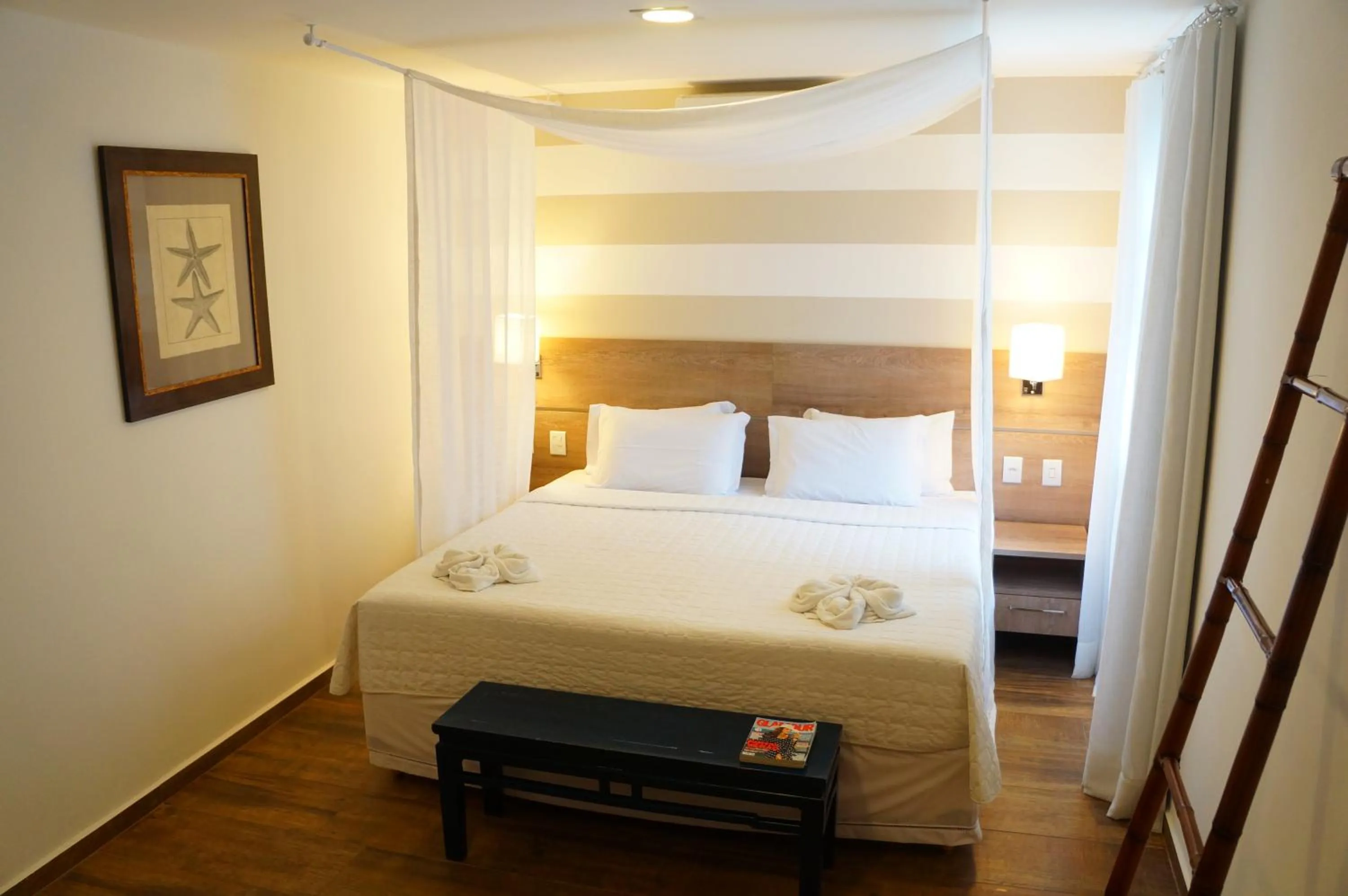 Bed in Pousada da Prainha