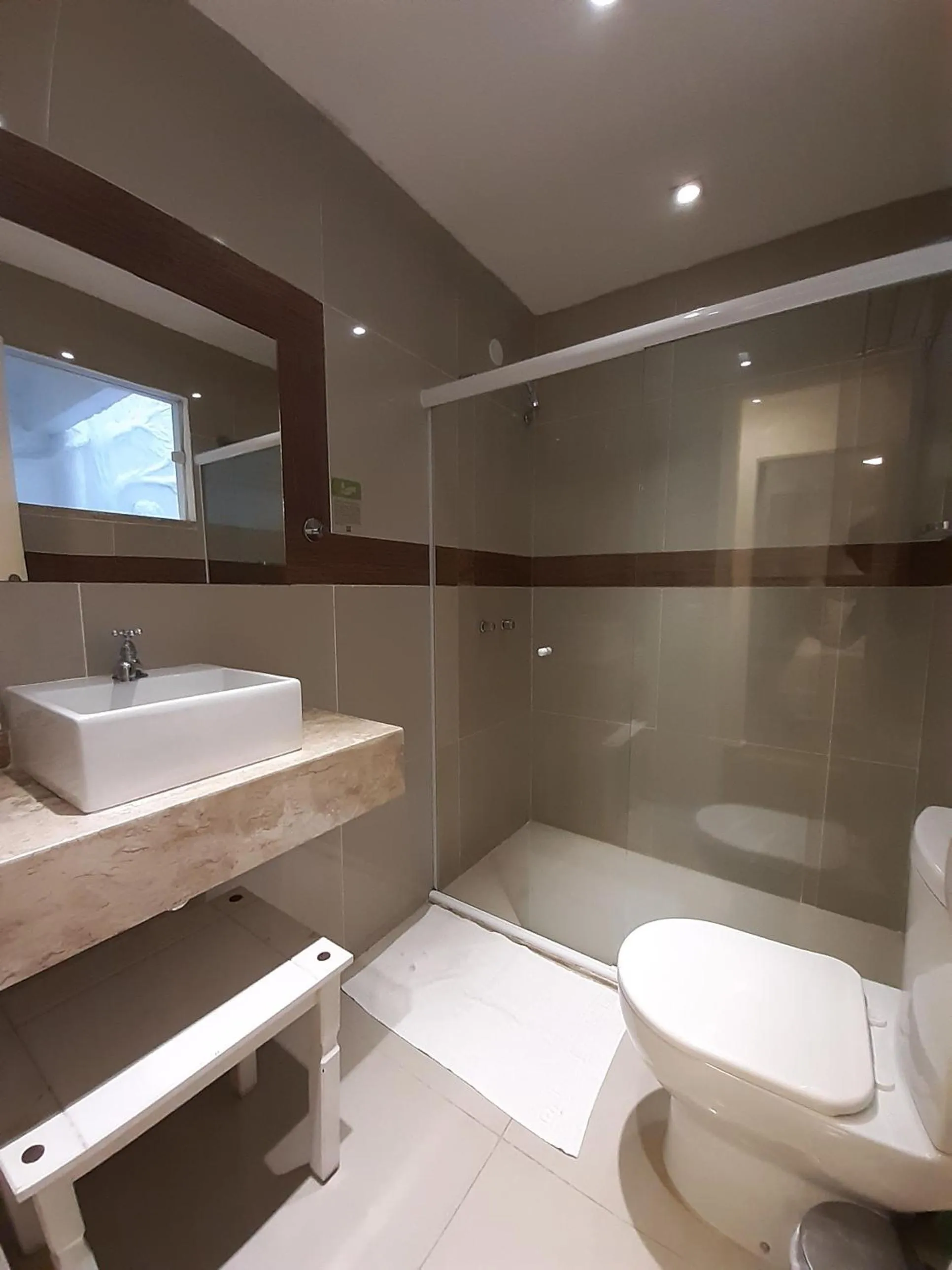 Bathroom in Pousada da Prainha