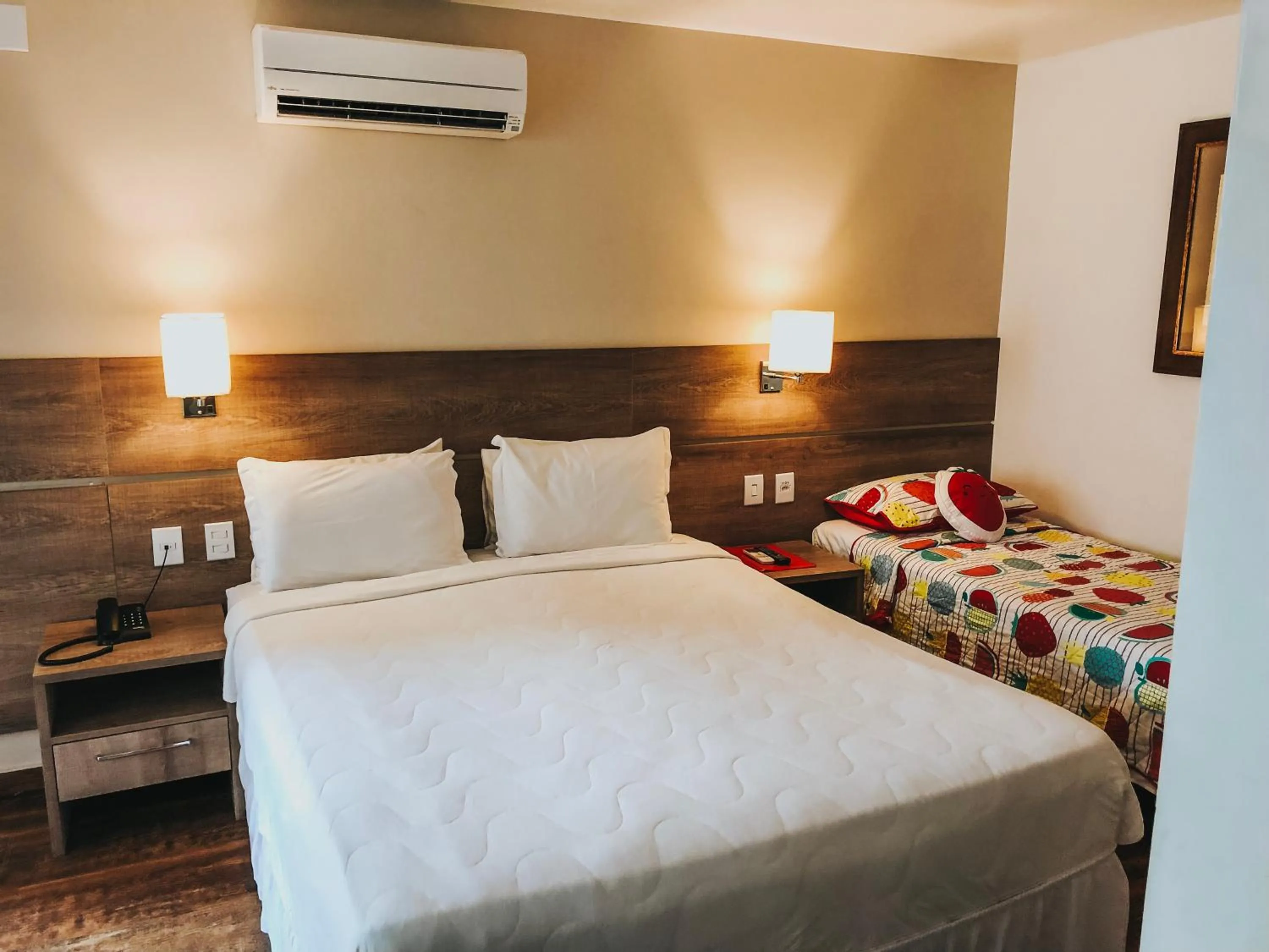 Bed in Pousada da Prainha