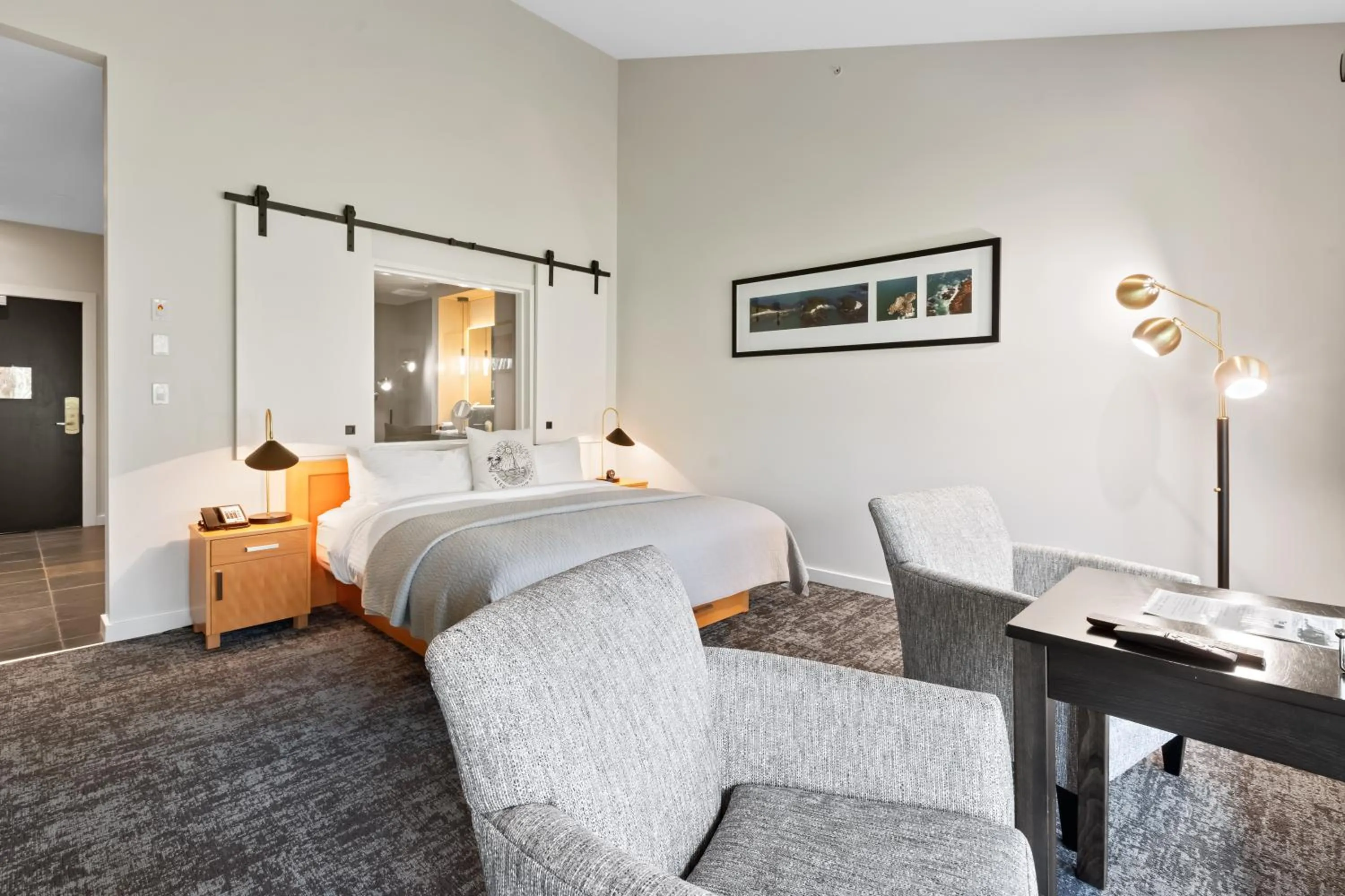 Bed in Black Rock Oceanfront Resort