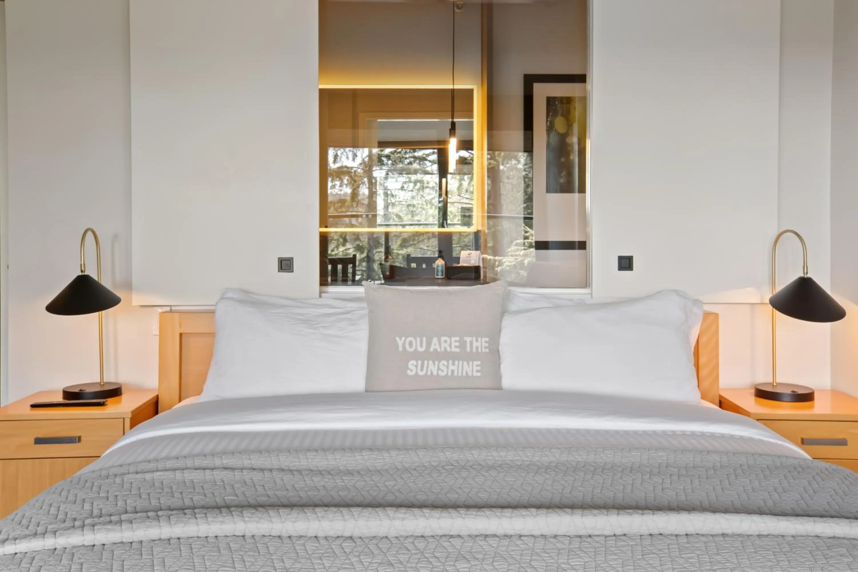 Bed in Black Rock Oceanfront Resort