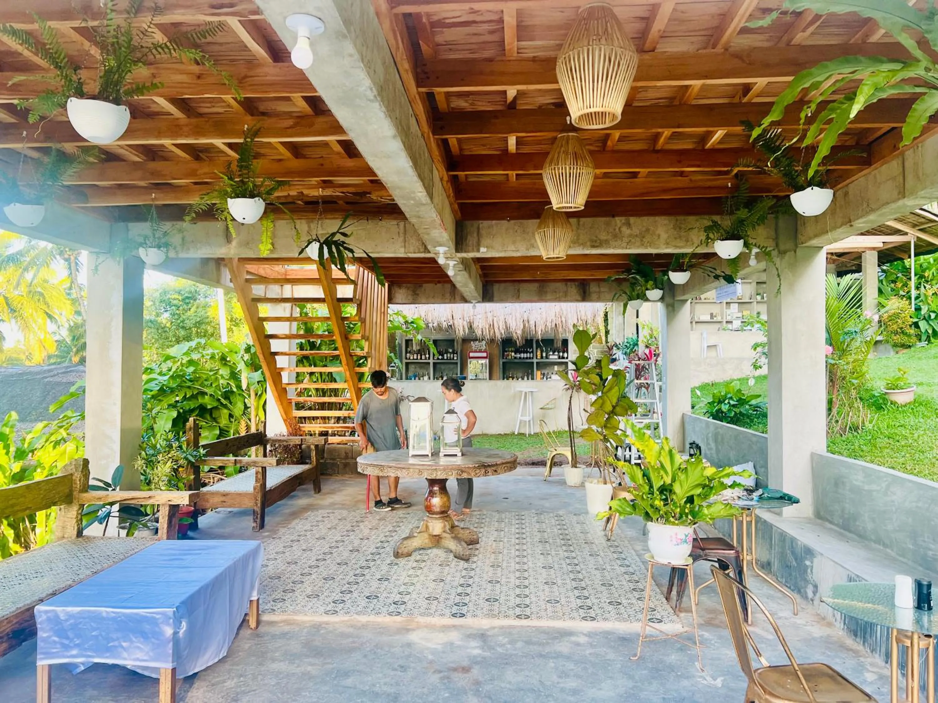 Communal lounge/ TV room in Bintana sa Paraiso Binunsaran