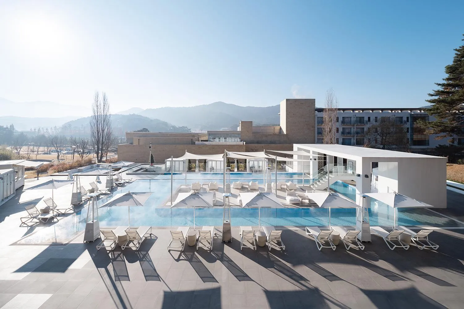 Swimming pool in The Suites Hotel Namwon