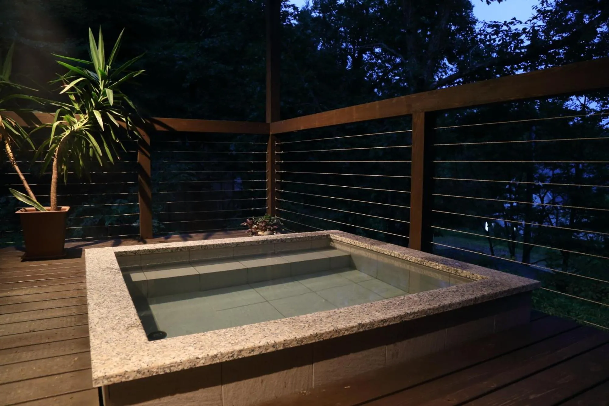 Hot Tub in Bears Den Mountain Lodge