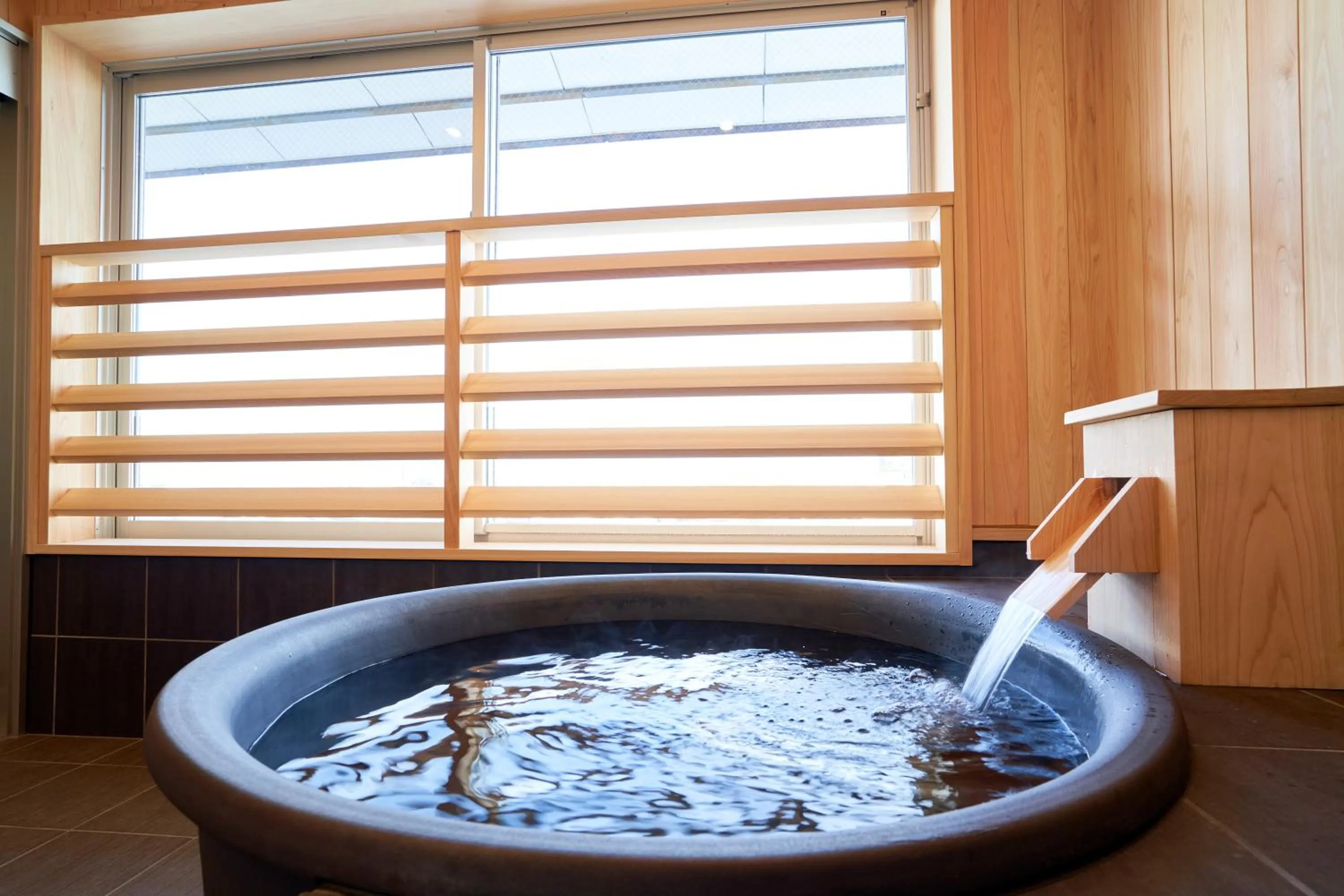 Hot Spring Bath in Tendo Hotel