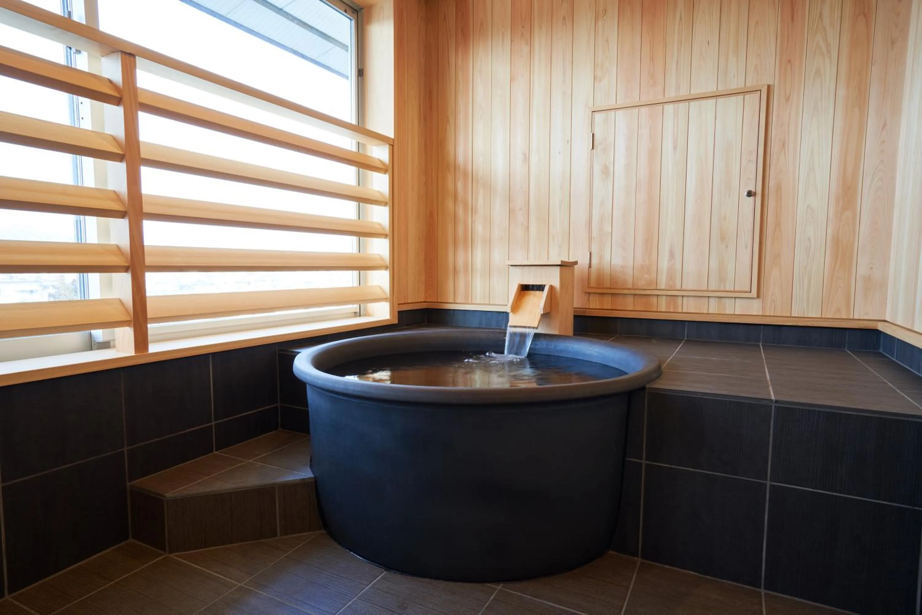 Hot Spring Bath in Tendo Hotel