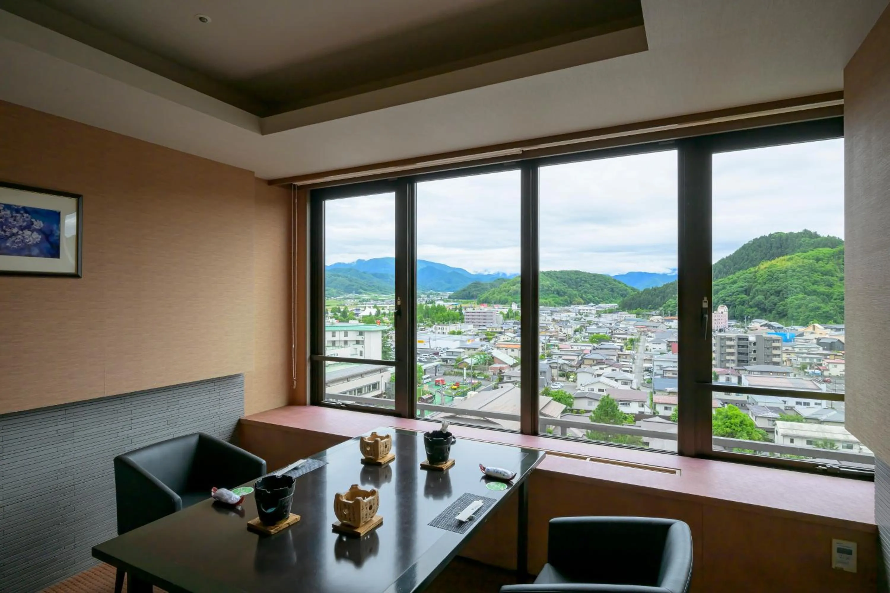 Dining area in Tendo Hotel
