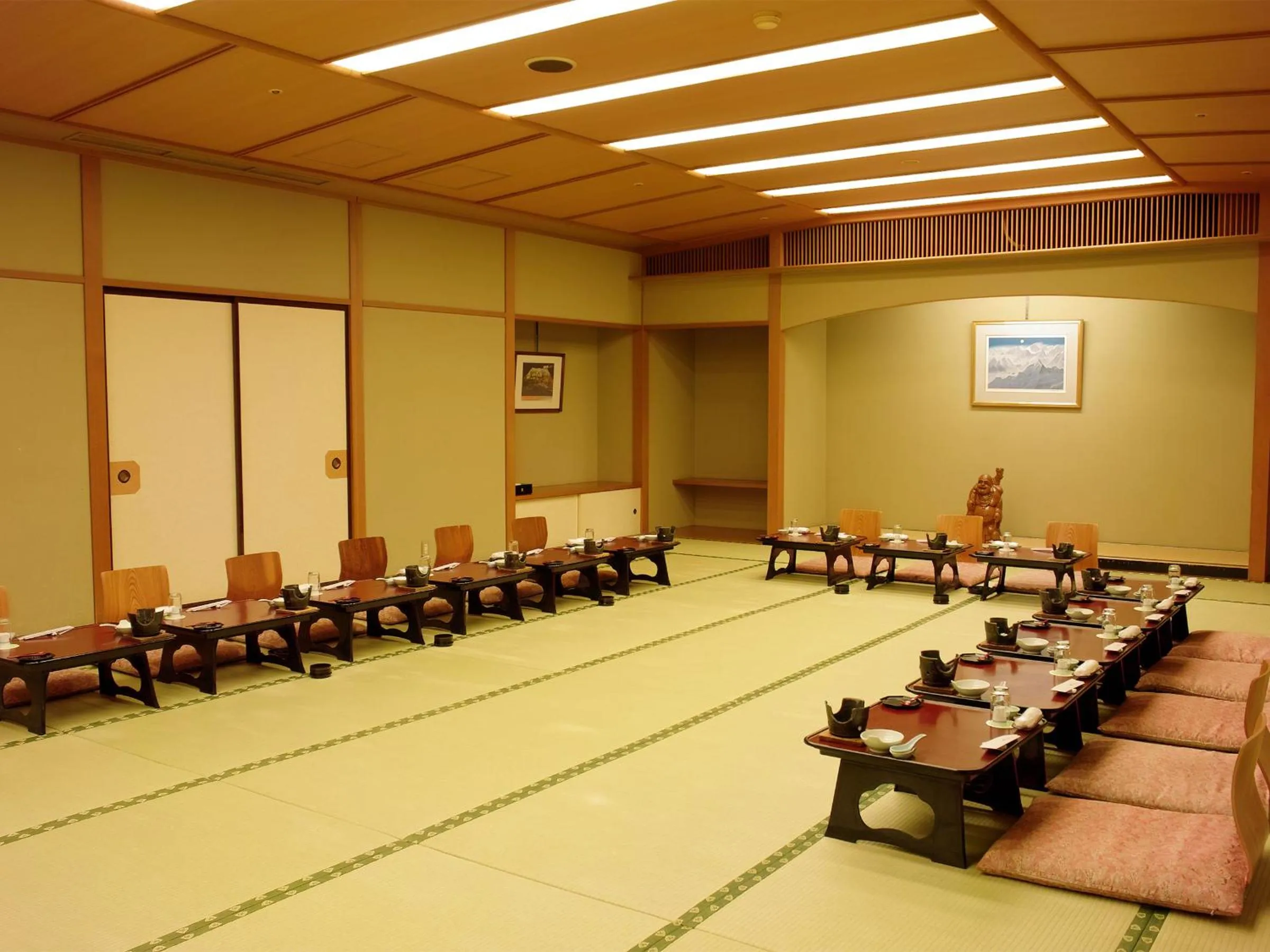 Dining area in Tendo Hotel