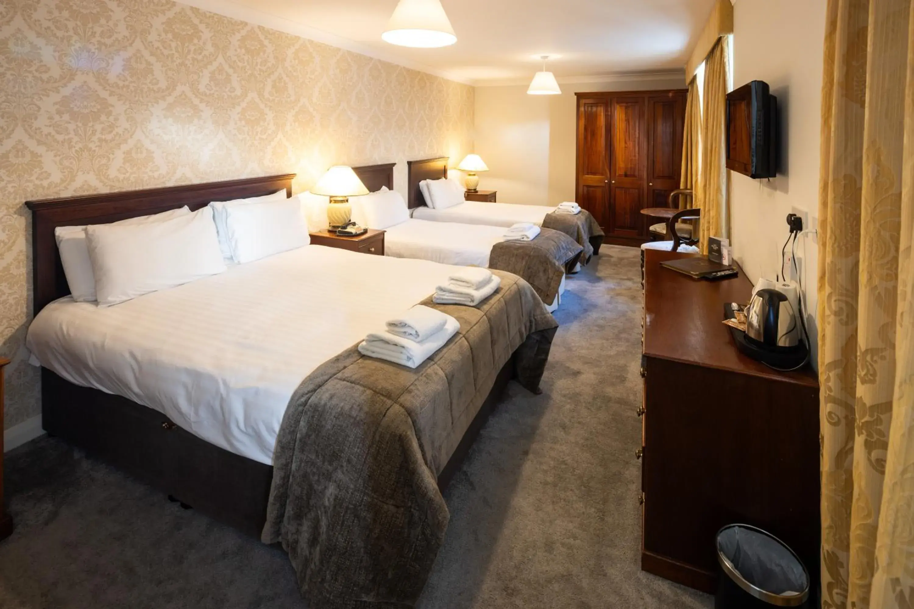 Bedroom, Bed in West Cork Hotel Bedroom, Bed in West Cork Hotel