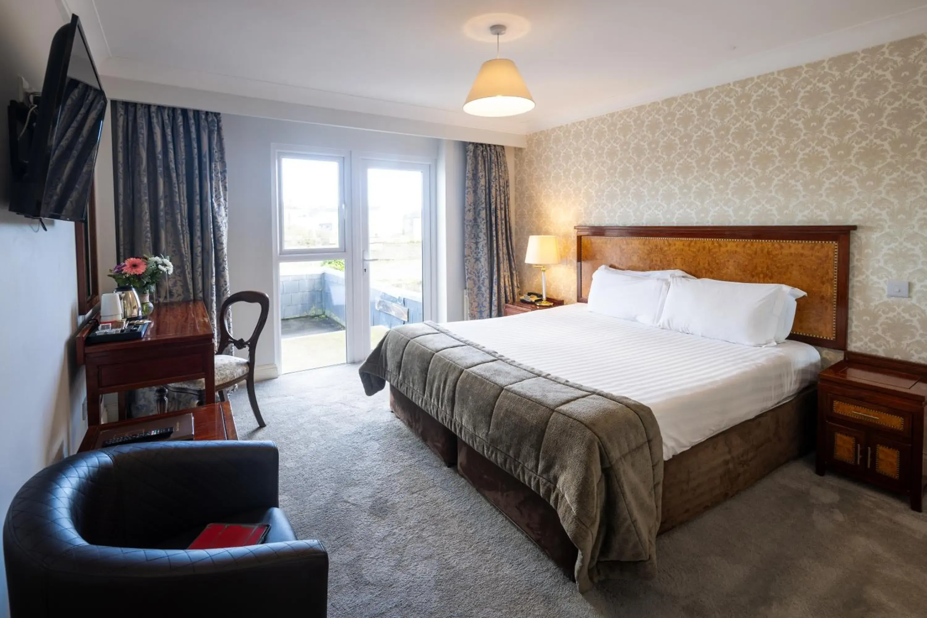 Bedroom, Bed in West Cork Hotel Bedroom, Bed in West Cork Hotel