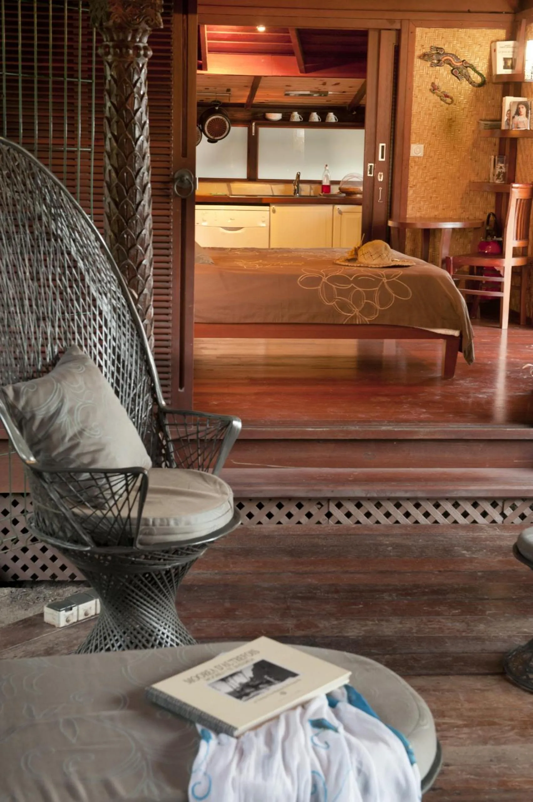 Balcony/Terrace, Bed in Robinson's Cove Villas