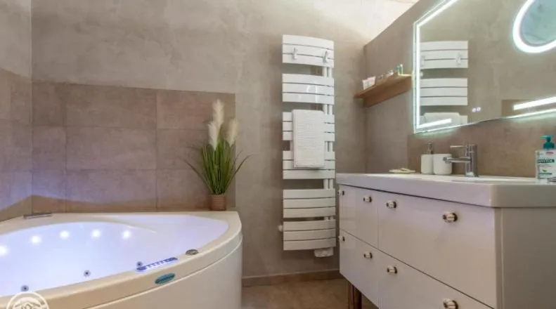 Bathroom in Le Paon Bleu Annecy Poisy