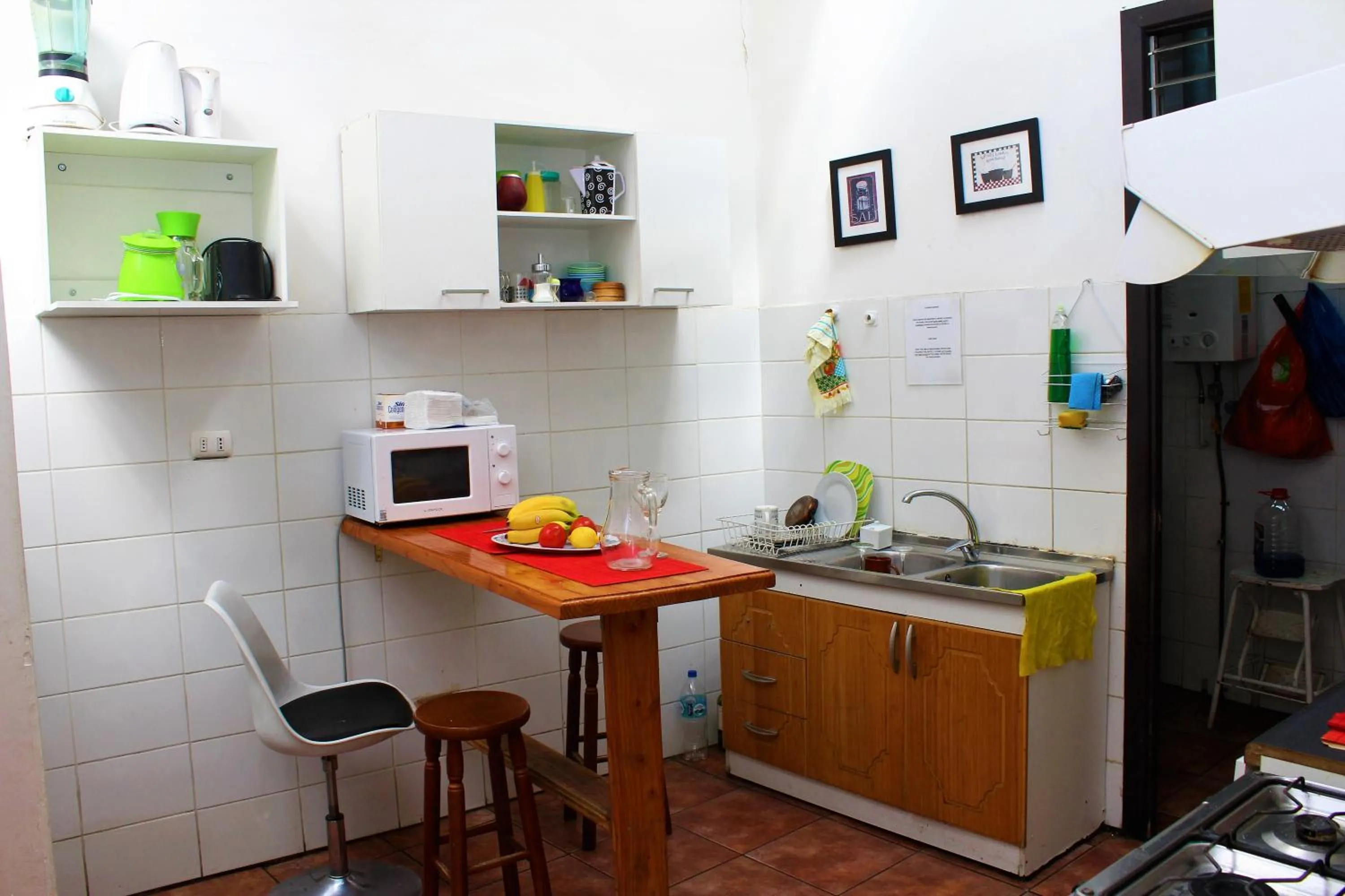 Kitchen or kitchenette in Volta Inn Hostel