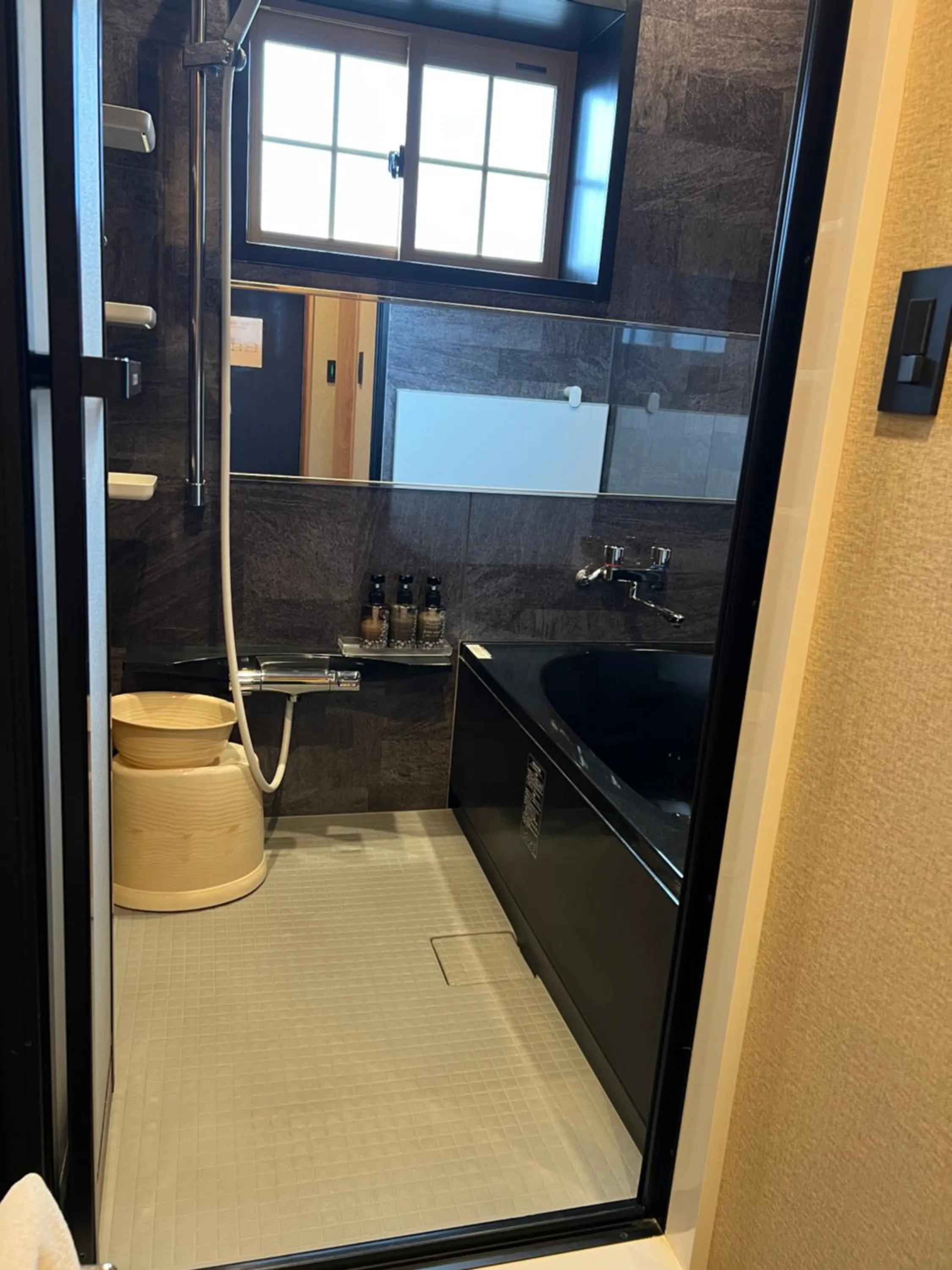 Shower in Ryokan Kousen Kazeya Group