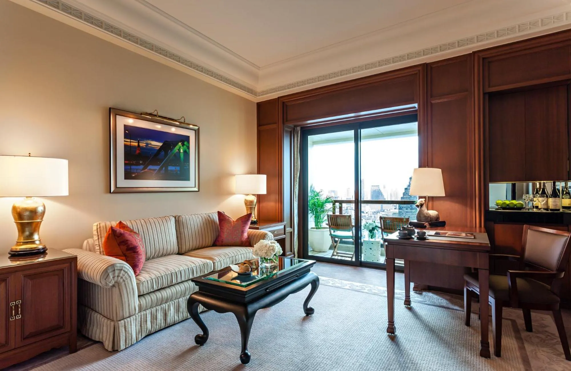 Living room in The Peninsula Bangkok