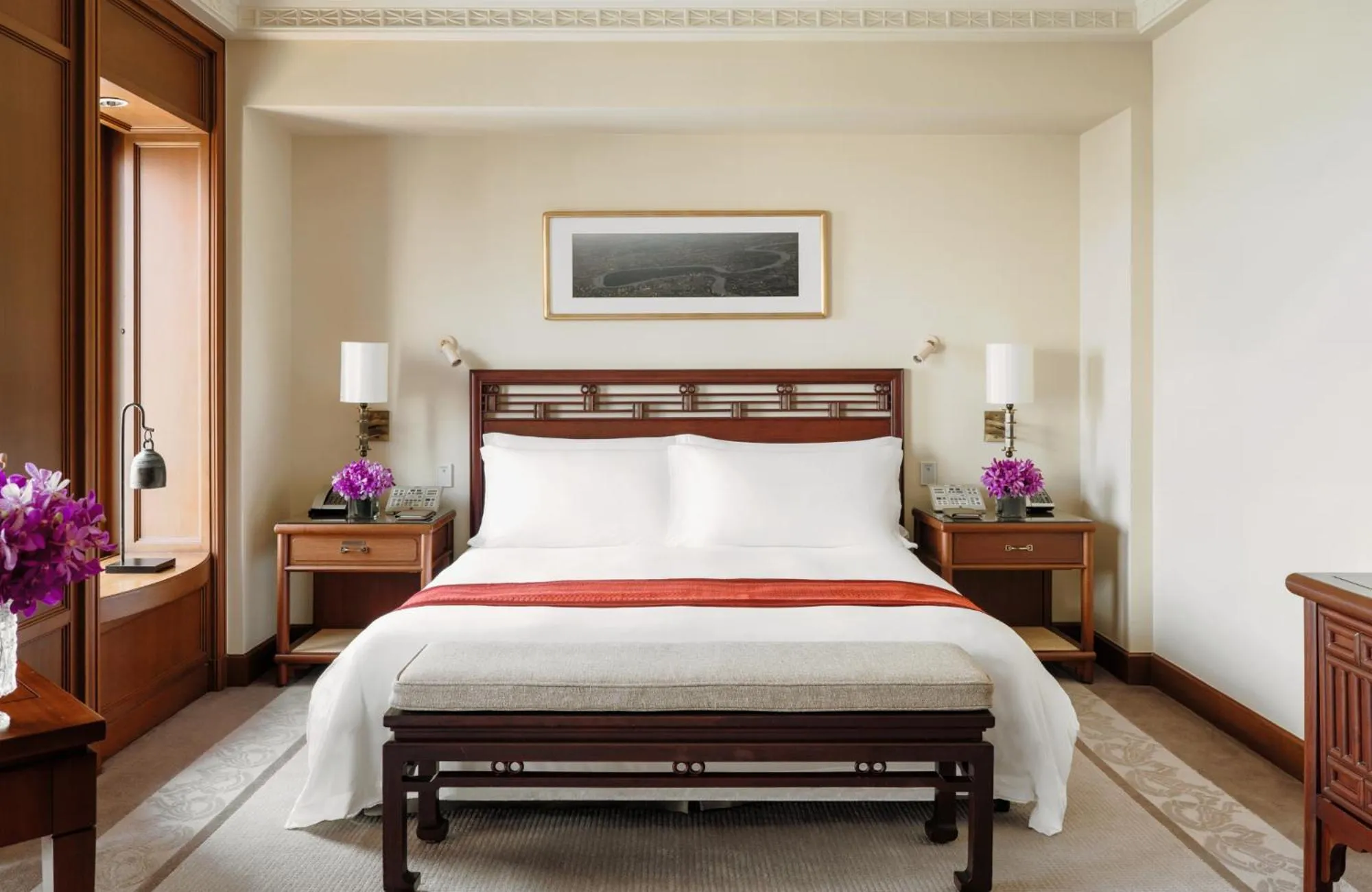 Bedroom, Bed in The Peninsula Bangkok