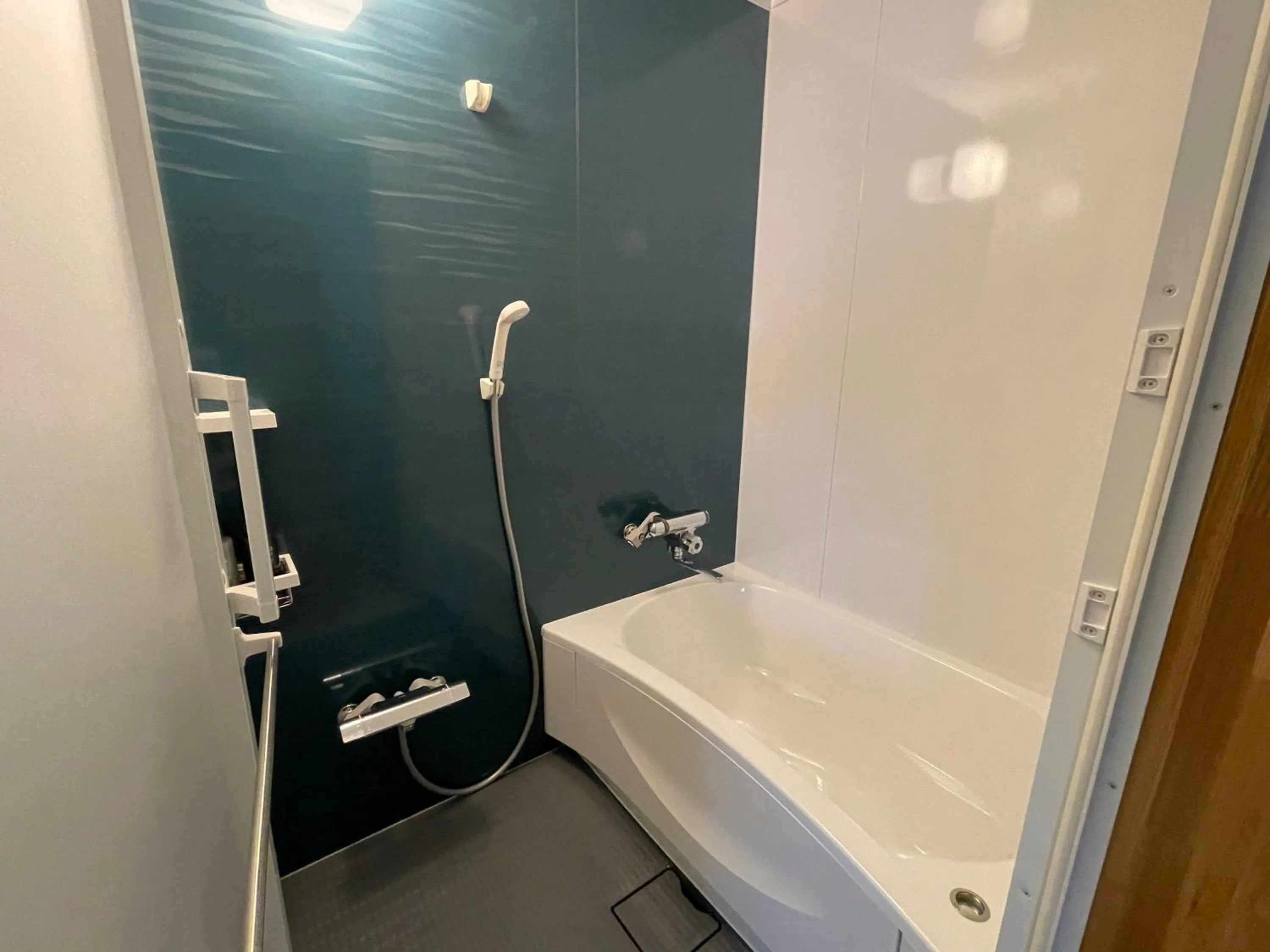 Shower in Little Grebe